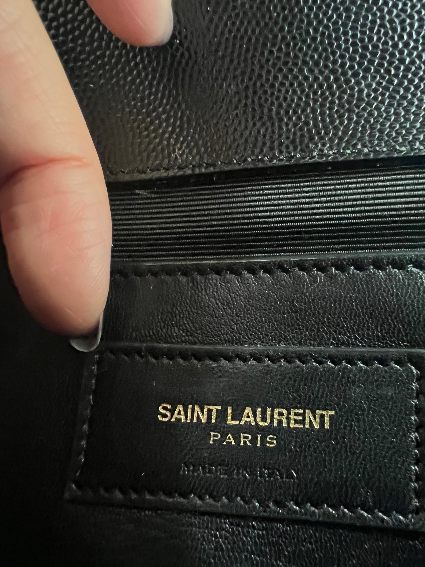 YSL Kate clutch with chain