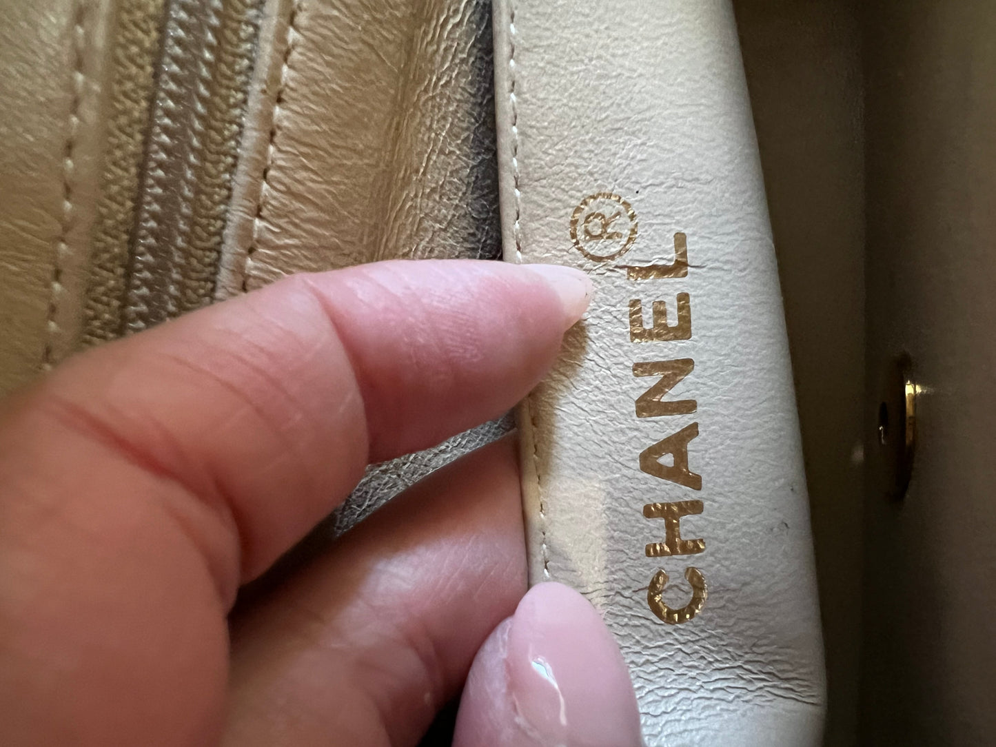 Rare Vintage Chanel Kelly top handle bag 24k Gold Hardware