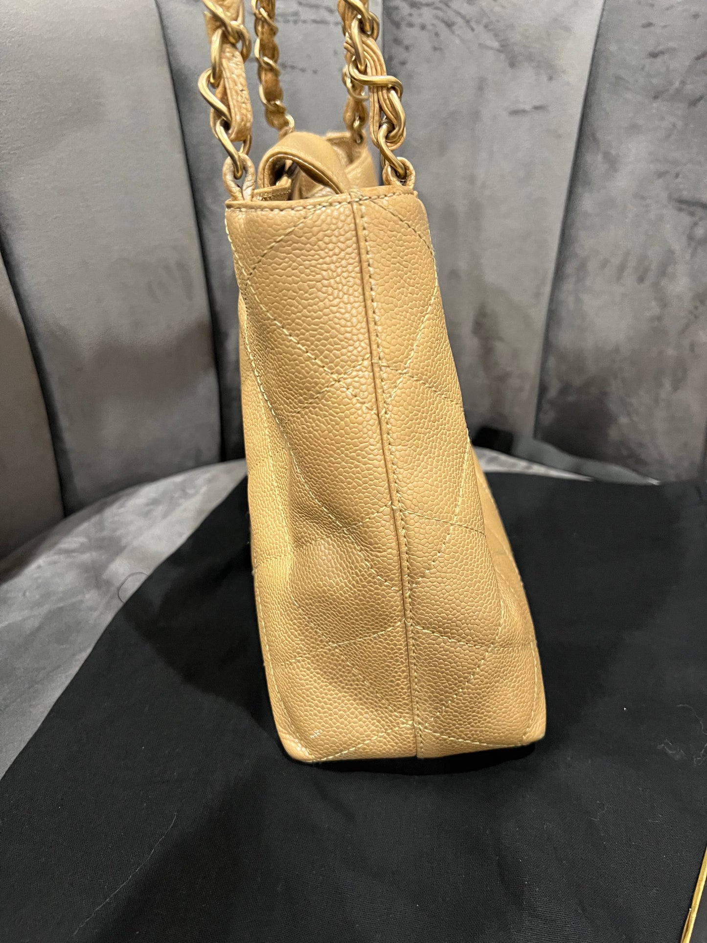 Rare Iridescent CHANEL Kelly Shopper Bag