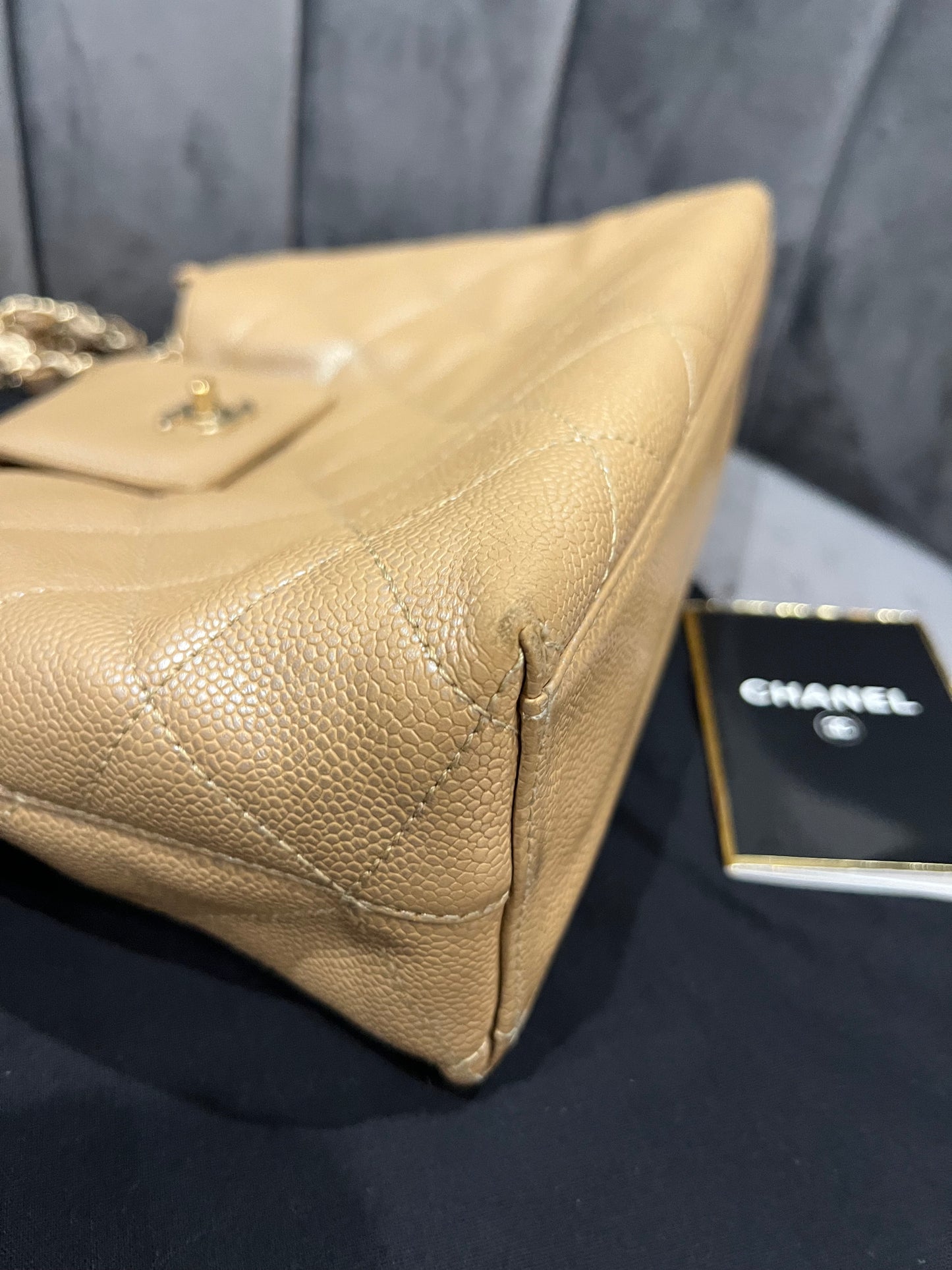 Rare Iridescent CHANEL Kelly Shopper Bag
