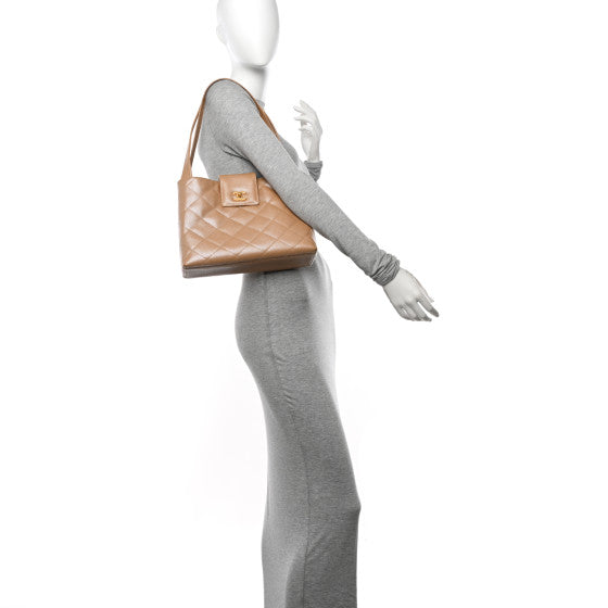 Rare Iridescent CHANEL Kelly Shopper Bag