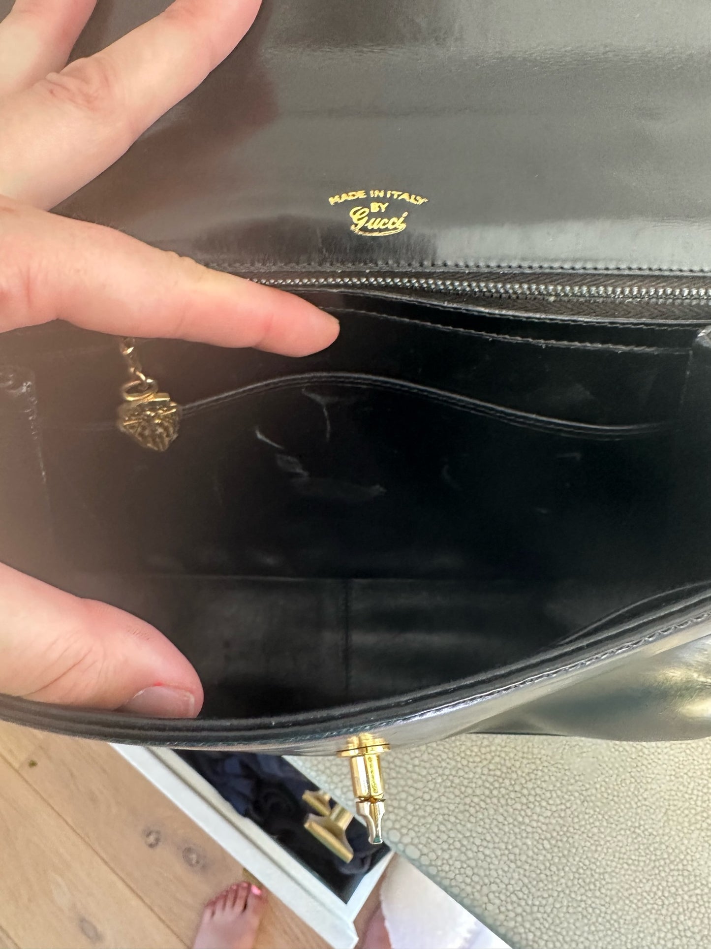 Vintage Gucci turn lock