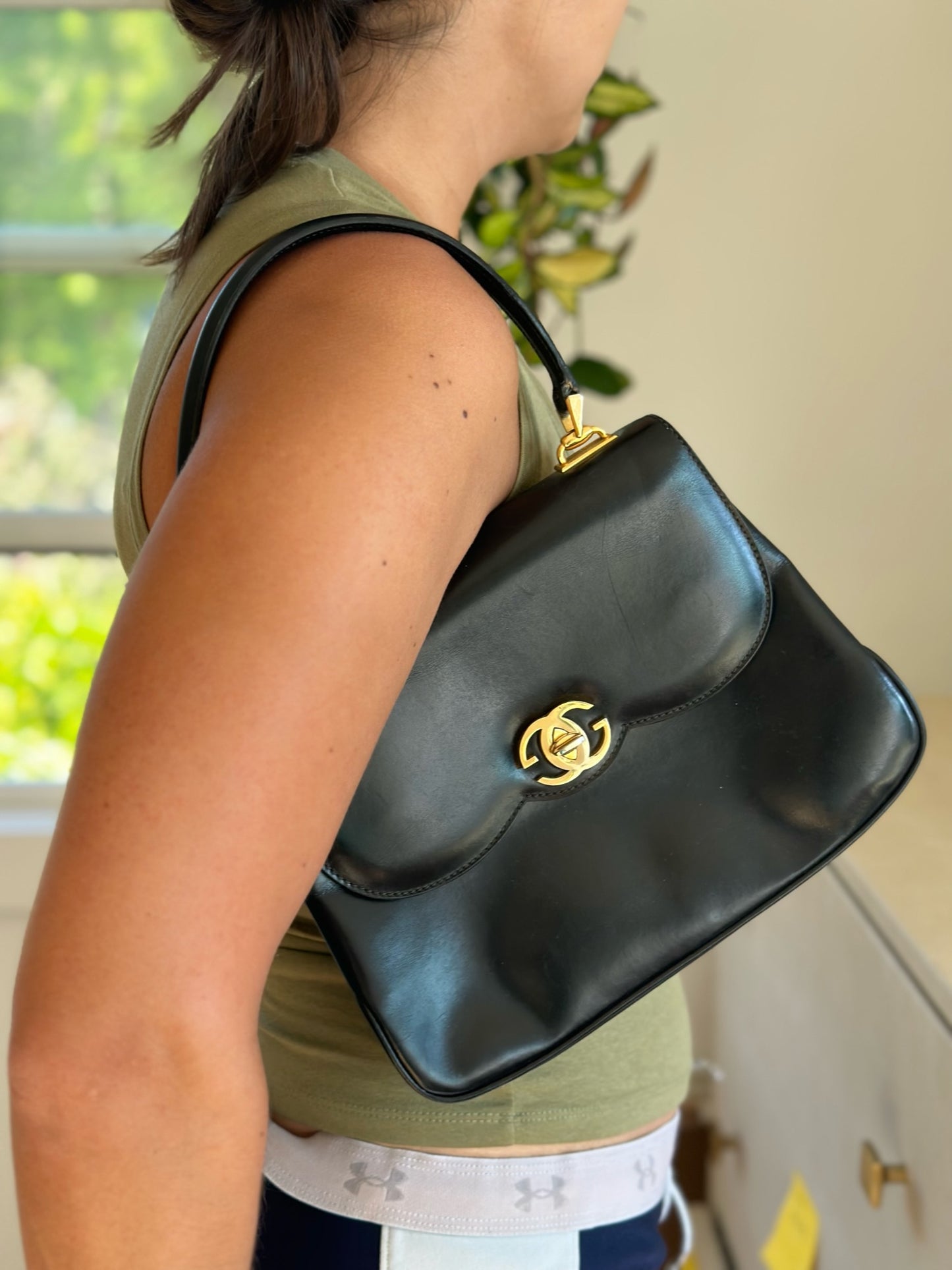 Vintage Gucci turn lock