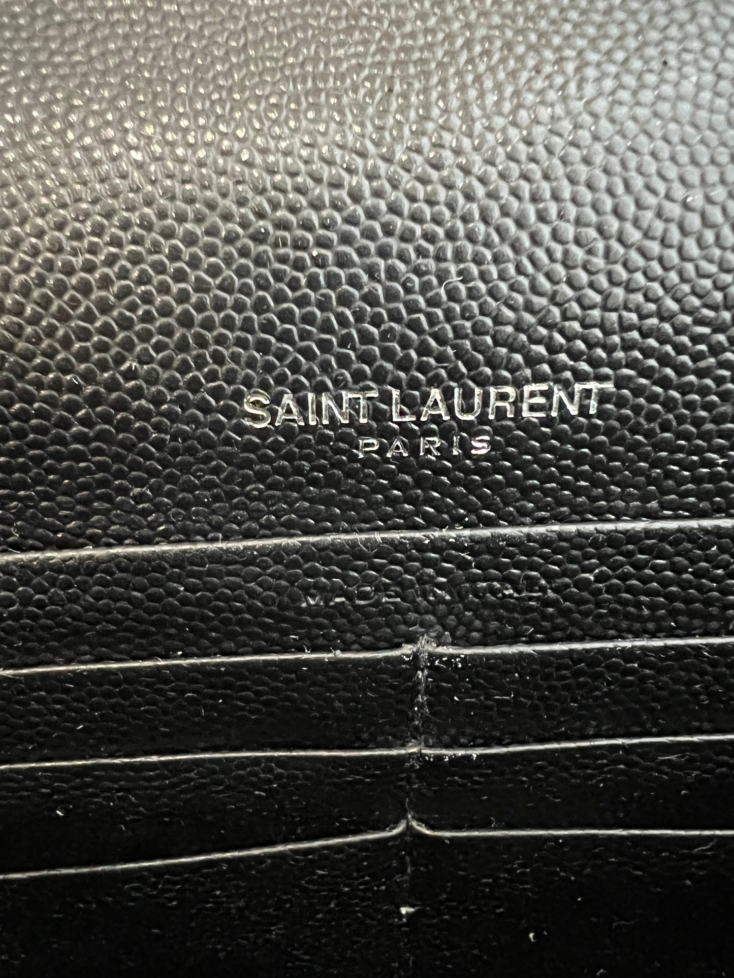 YSL cassandre envelope flap wallet on chain