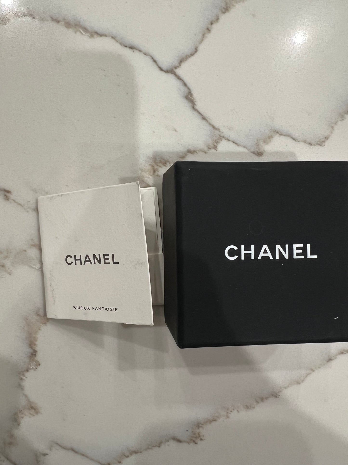 23C Chanel crystal CC earrings