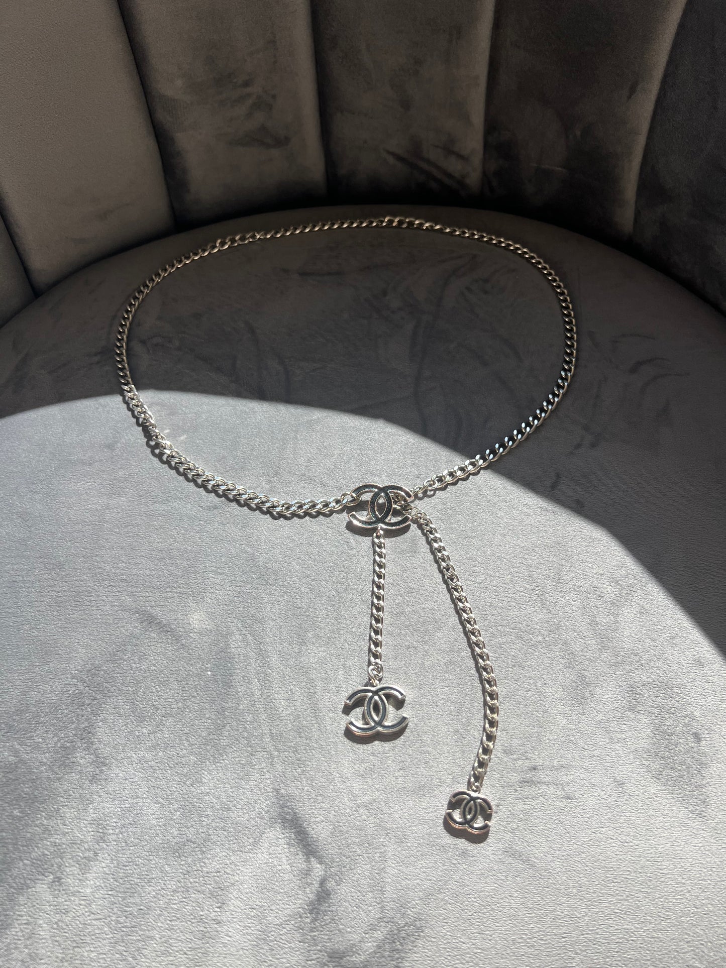 Chanel CC belt & necklace adjustable chain