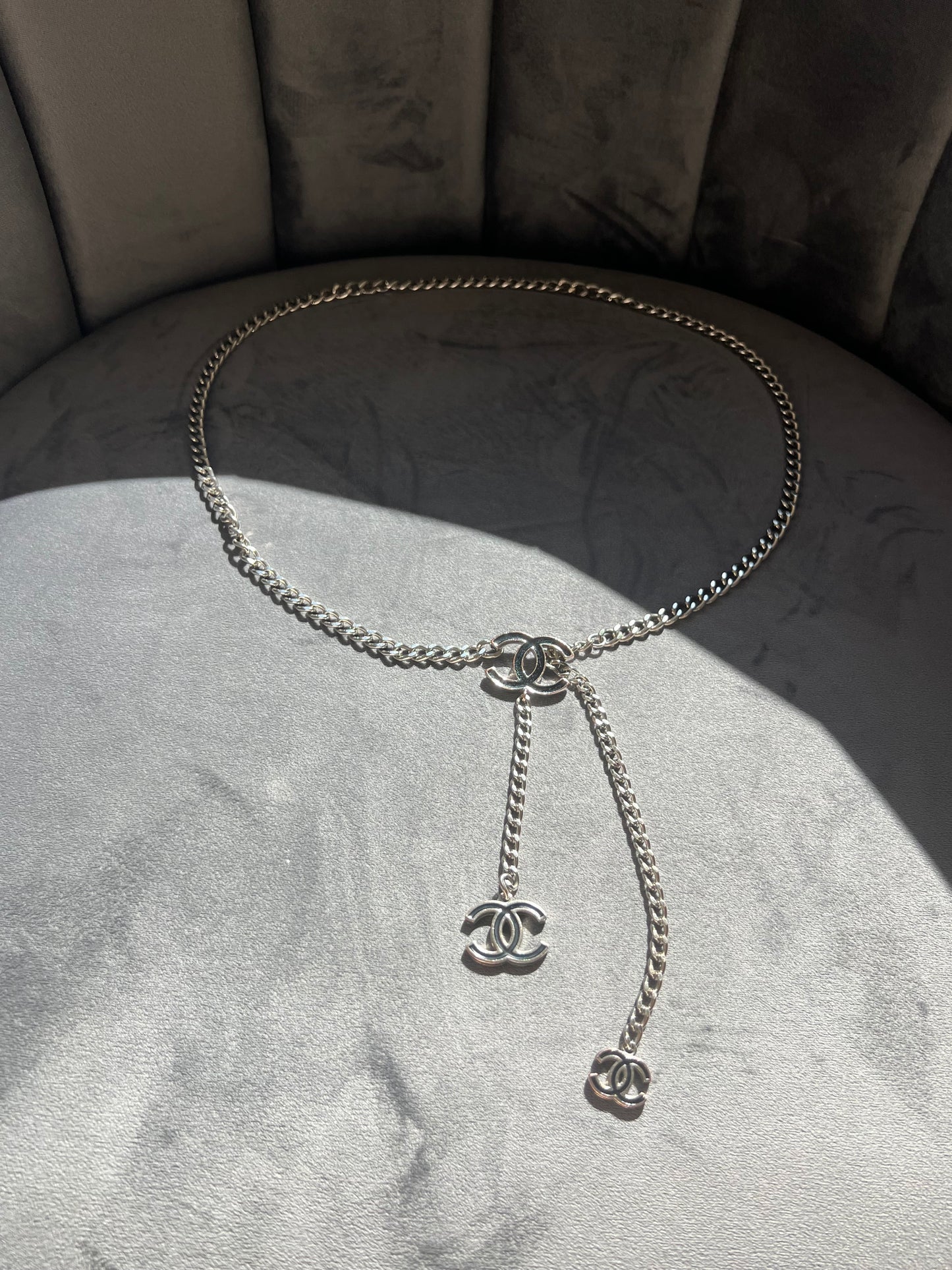 Chanel CC belt & necklace adjustable chain