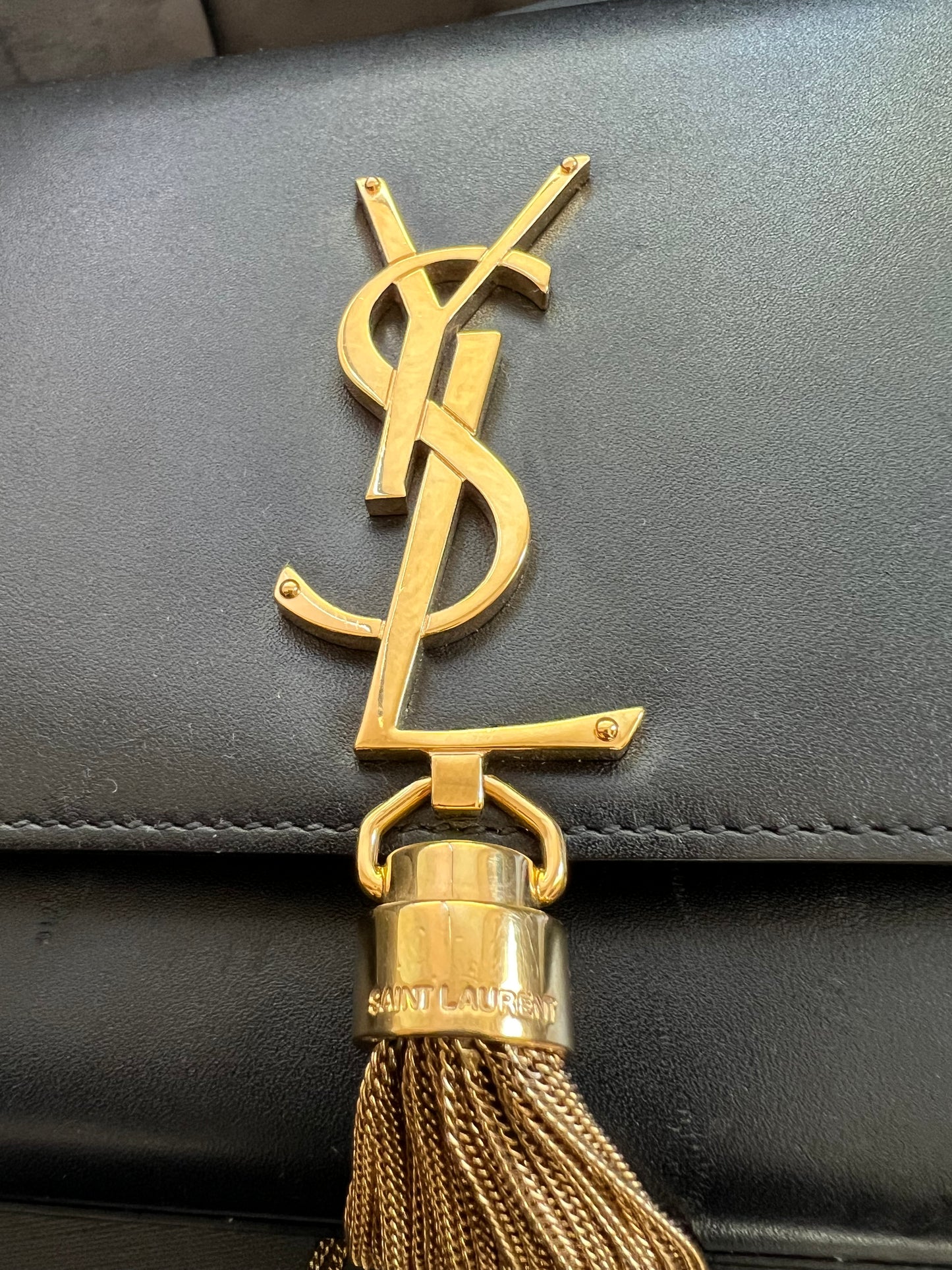 Yves Saint Laurent Medium Classic Monogram Kate Tassel Bag