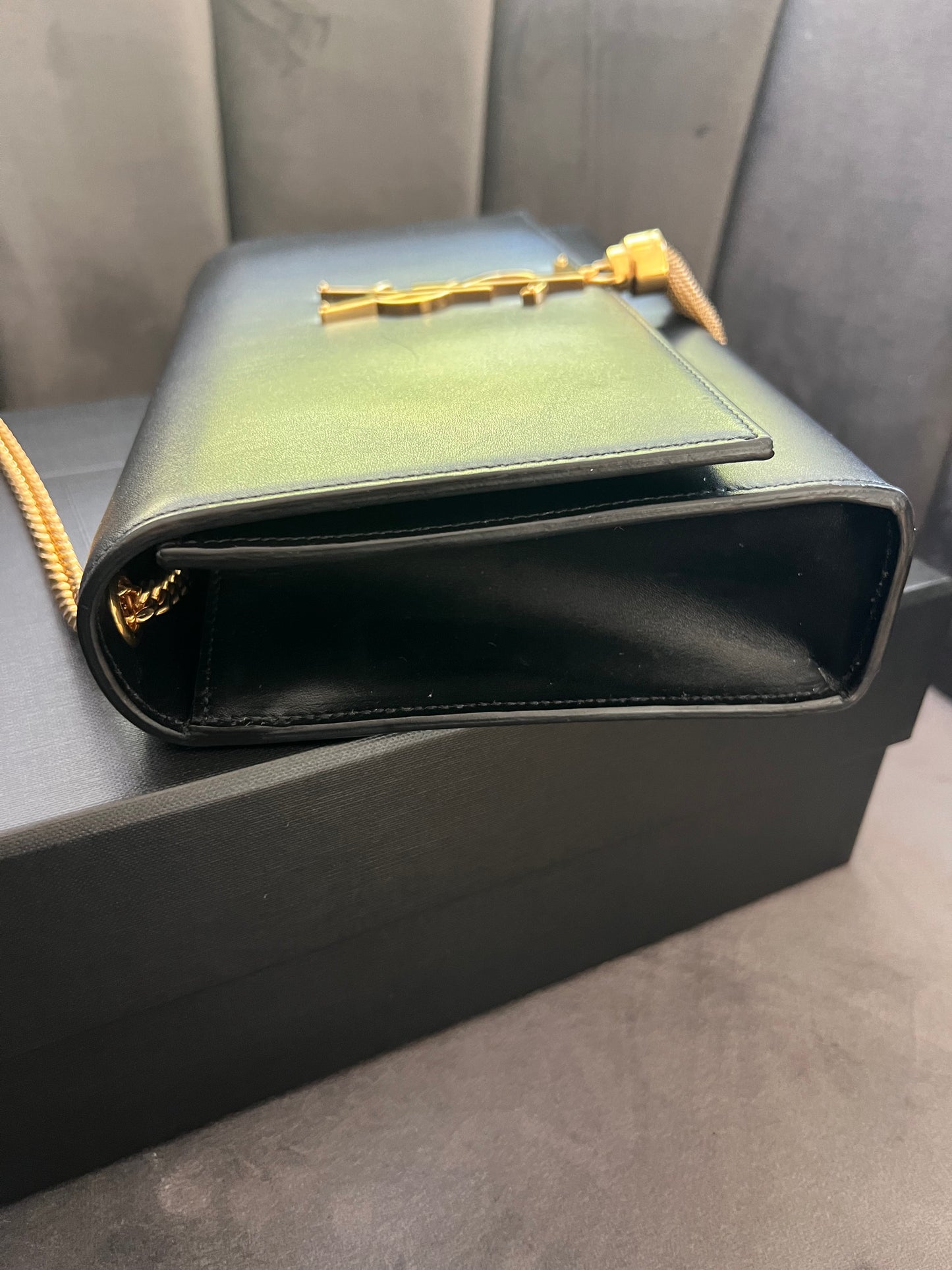 Yves Saint Laurent Medium Classic Monogram Kate Tassel Bag