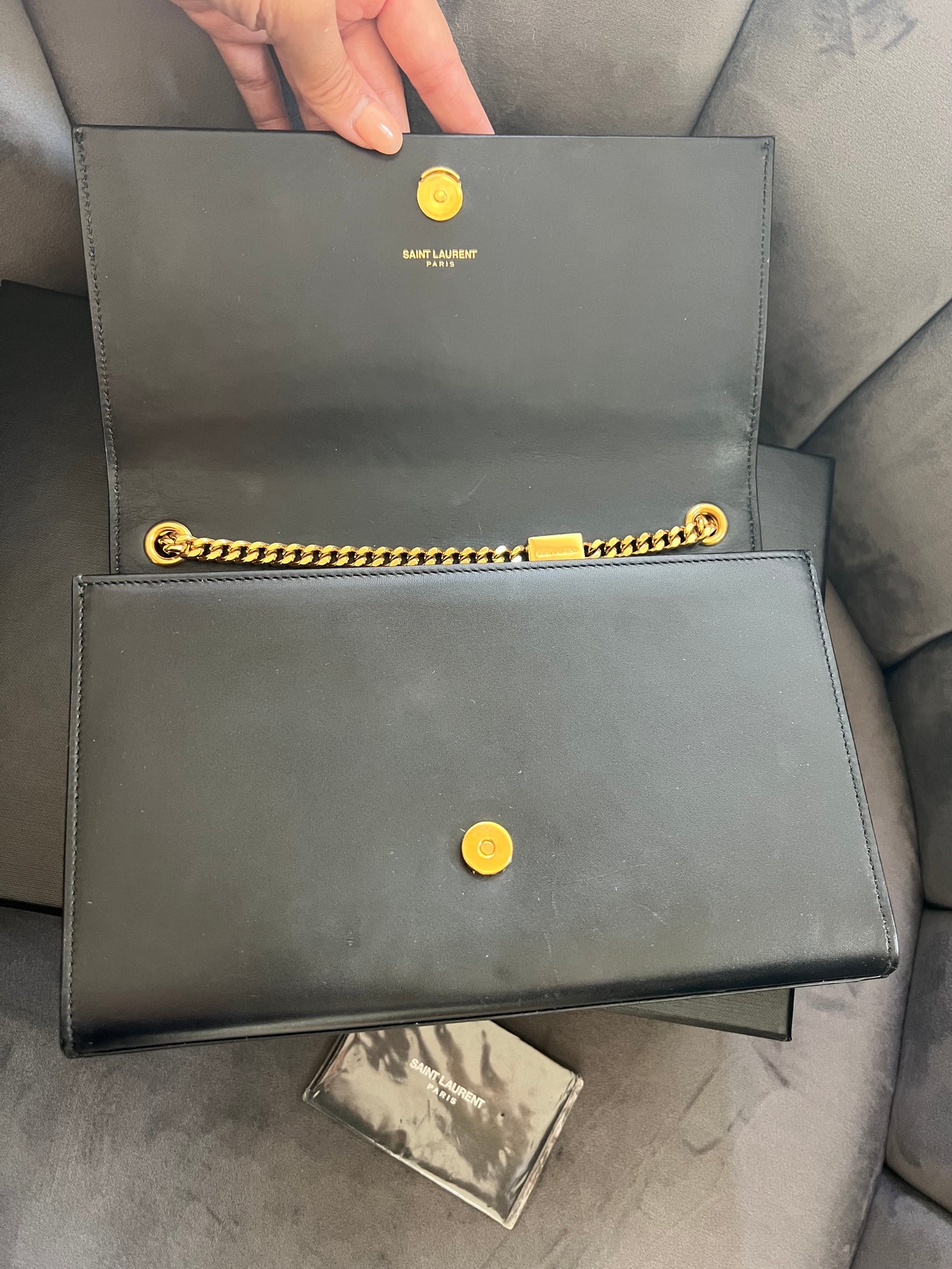 Yves Saint Laurent Medium Classic Monogram Kate Tassel Bag