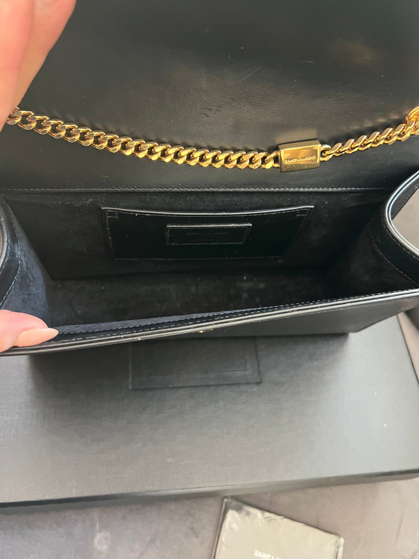 Yves Saint Laurent Medium Classic Monogram Kate Tassel Bag