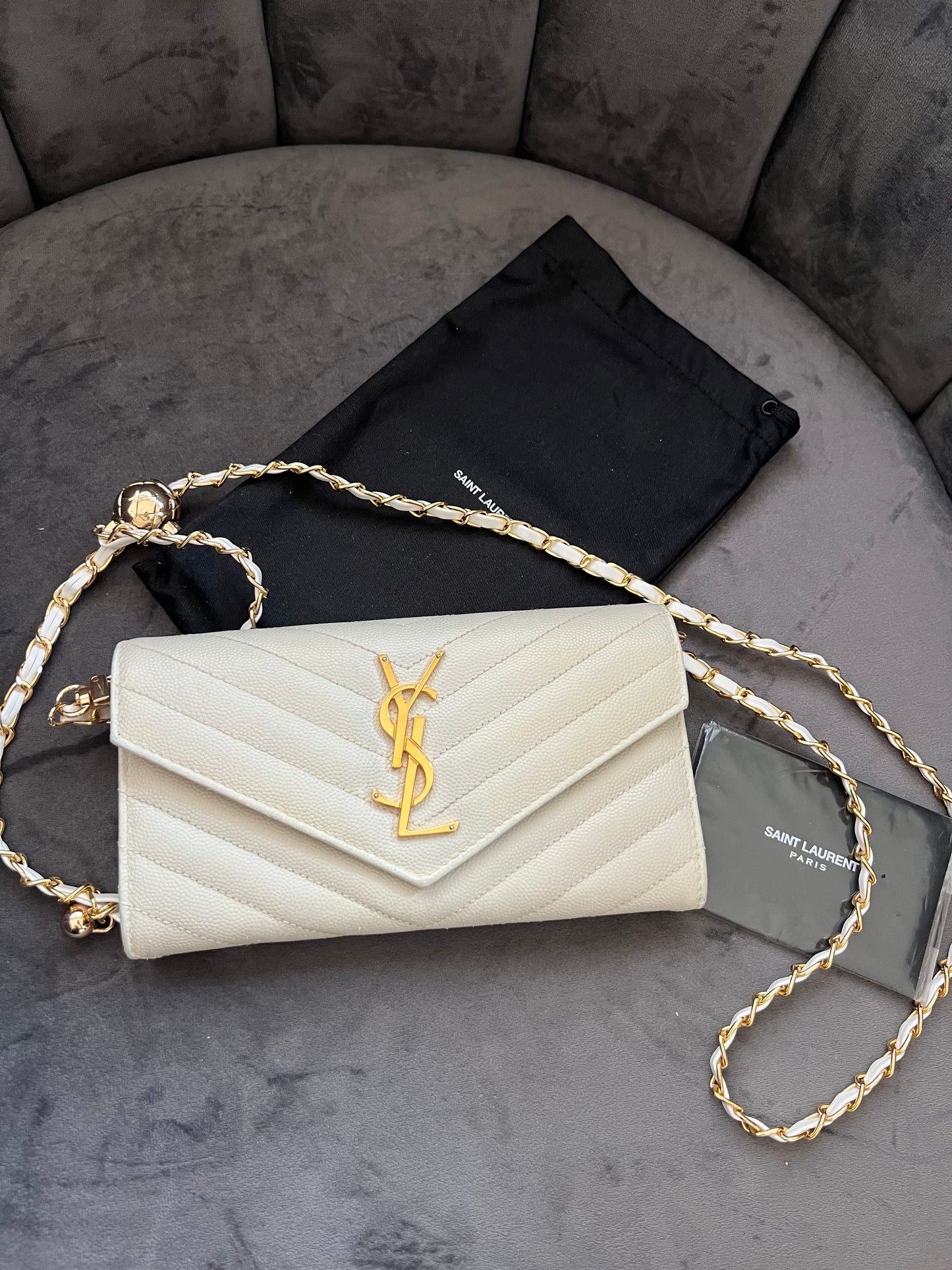 Crema YSL cassandre flap wallet on chain