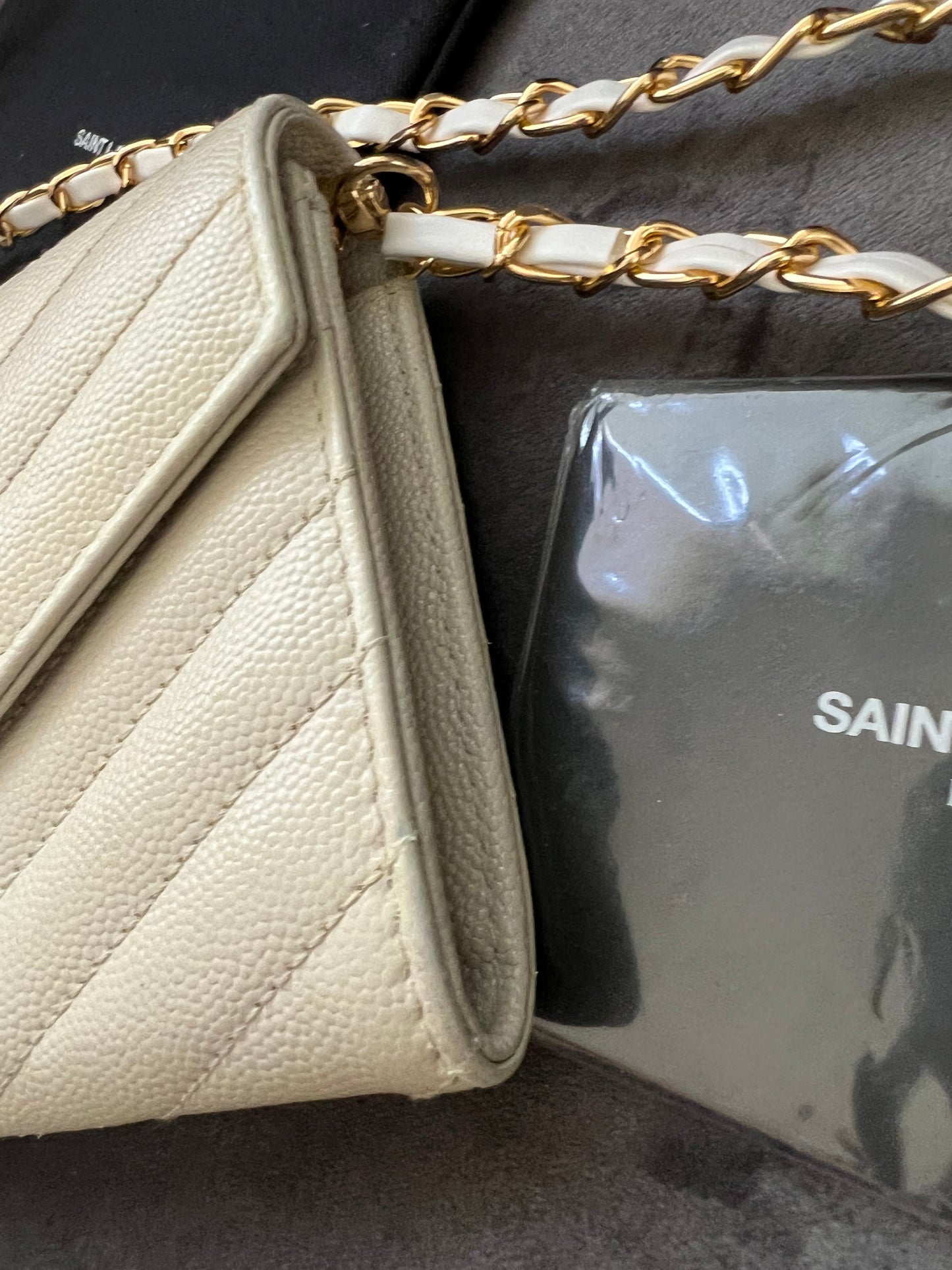 Crema YSL cassandre flap wallet on chain
