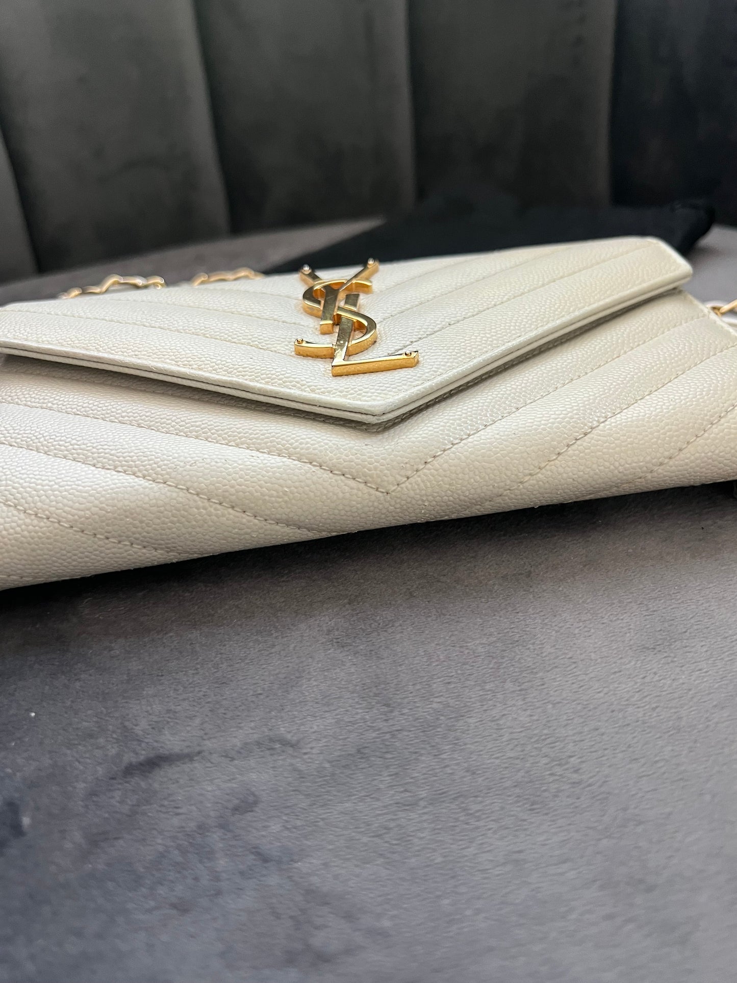 Crema YSL cassandre flap wallet on chain