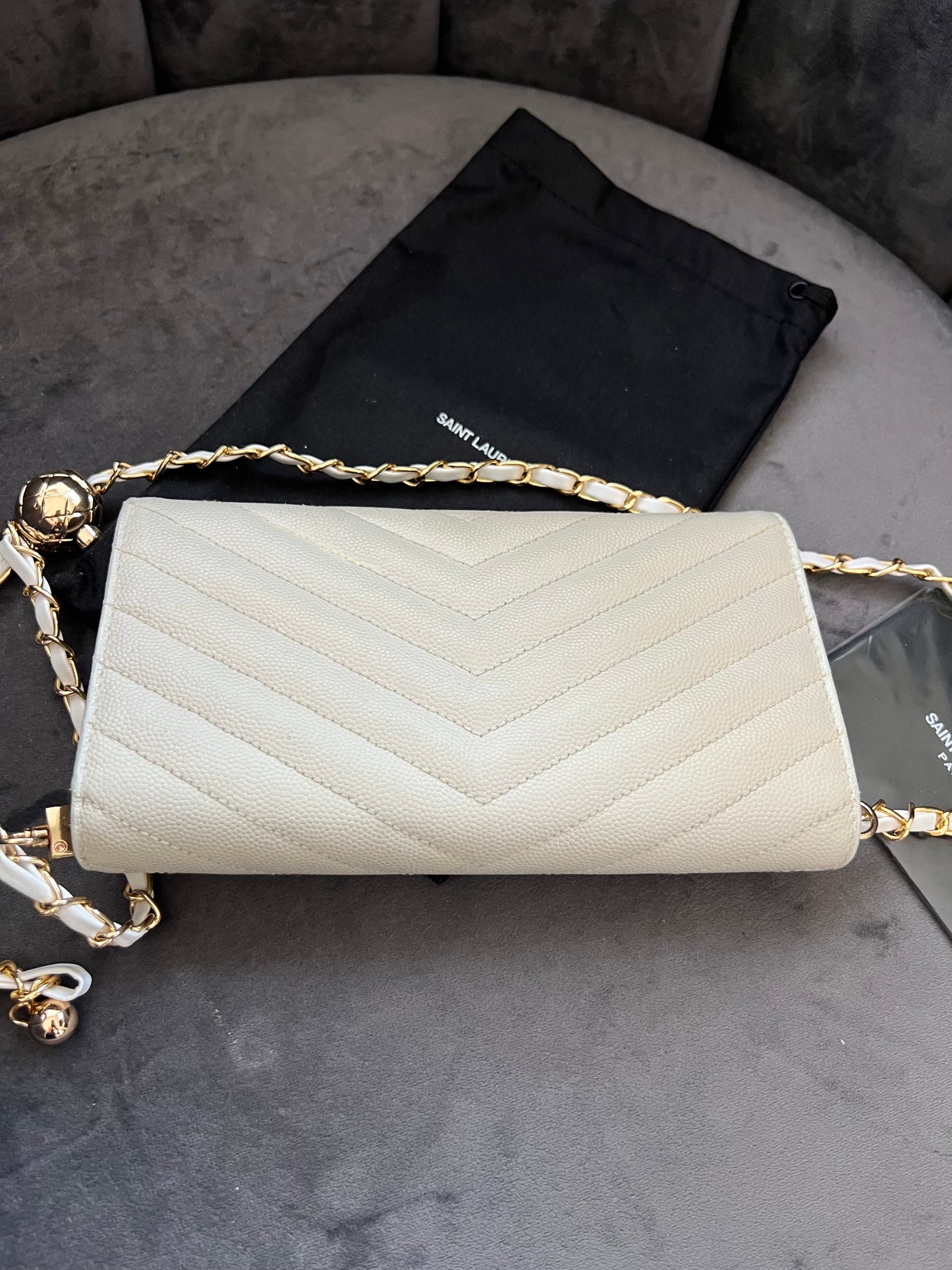 Crema YSL cassandre flap wallet on chain