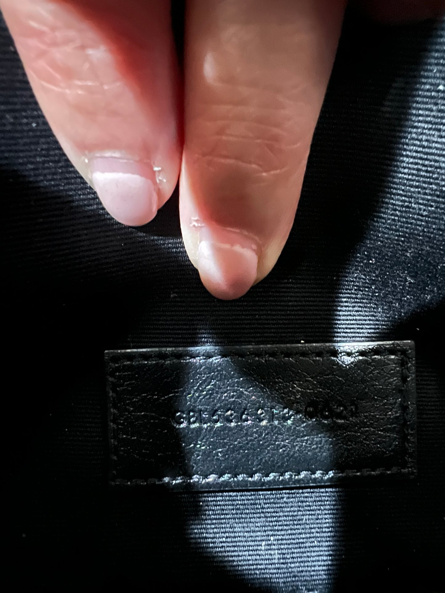 Yves Saint Laurent monogram matelasse wristlet