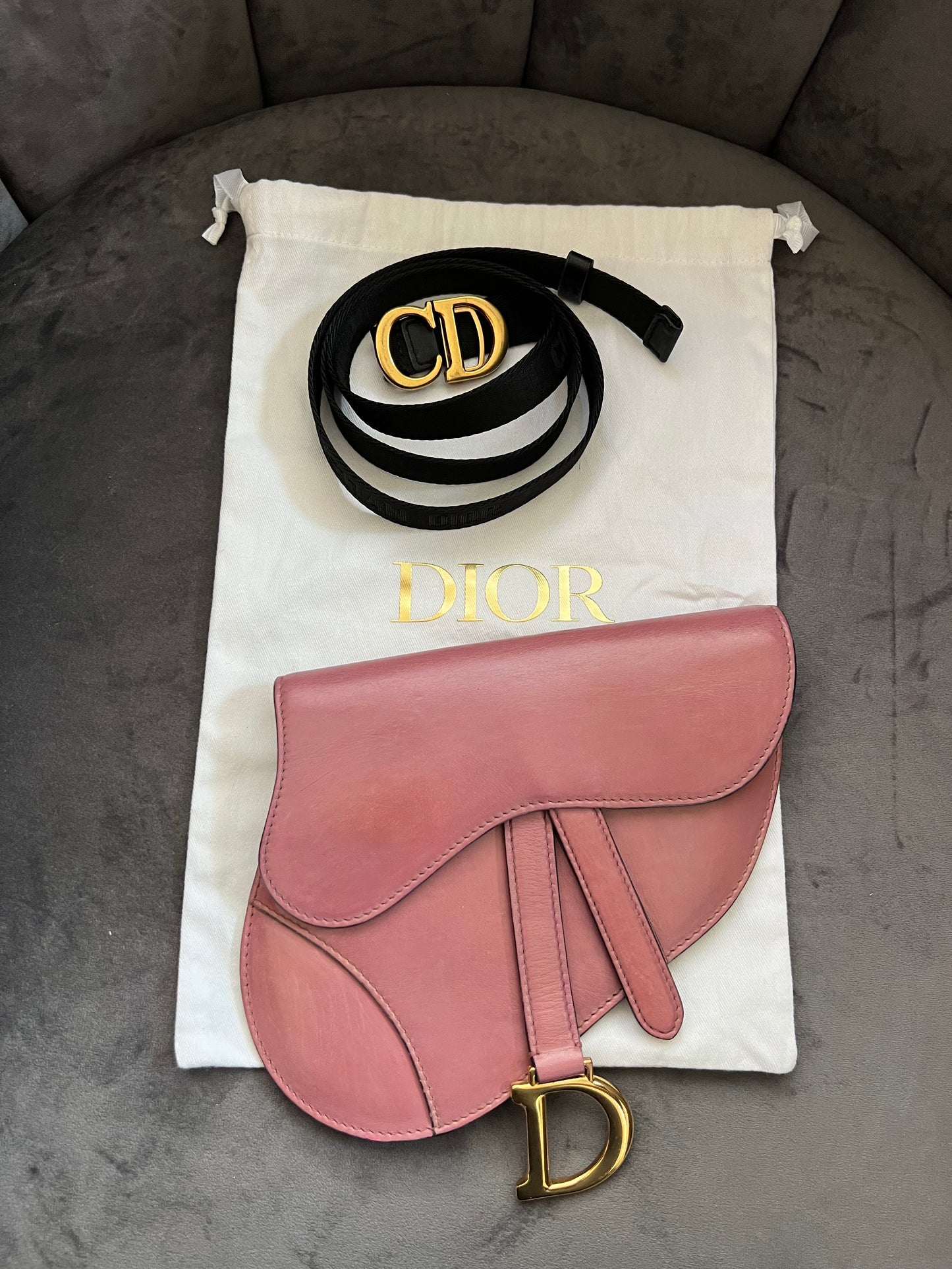 Dior saddle belt bag & shoulder bag