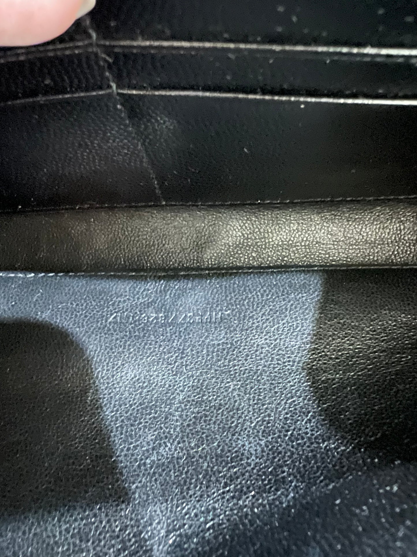 Monogramme Large YSL Grain de Poudre Wallet on Chain