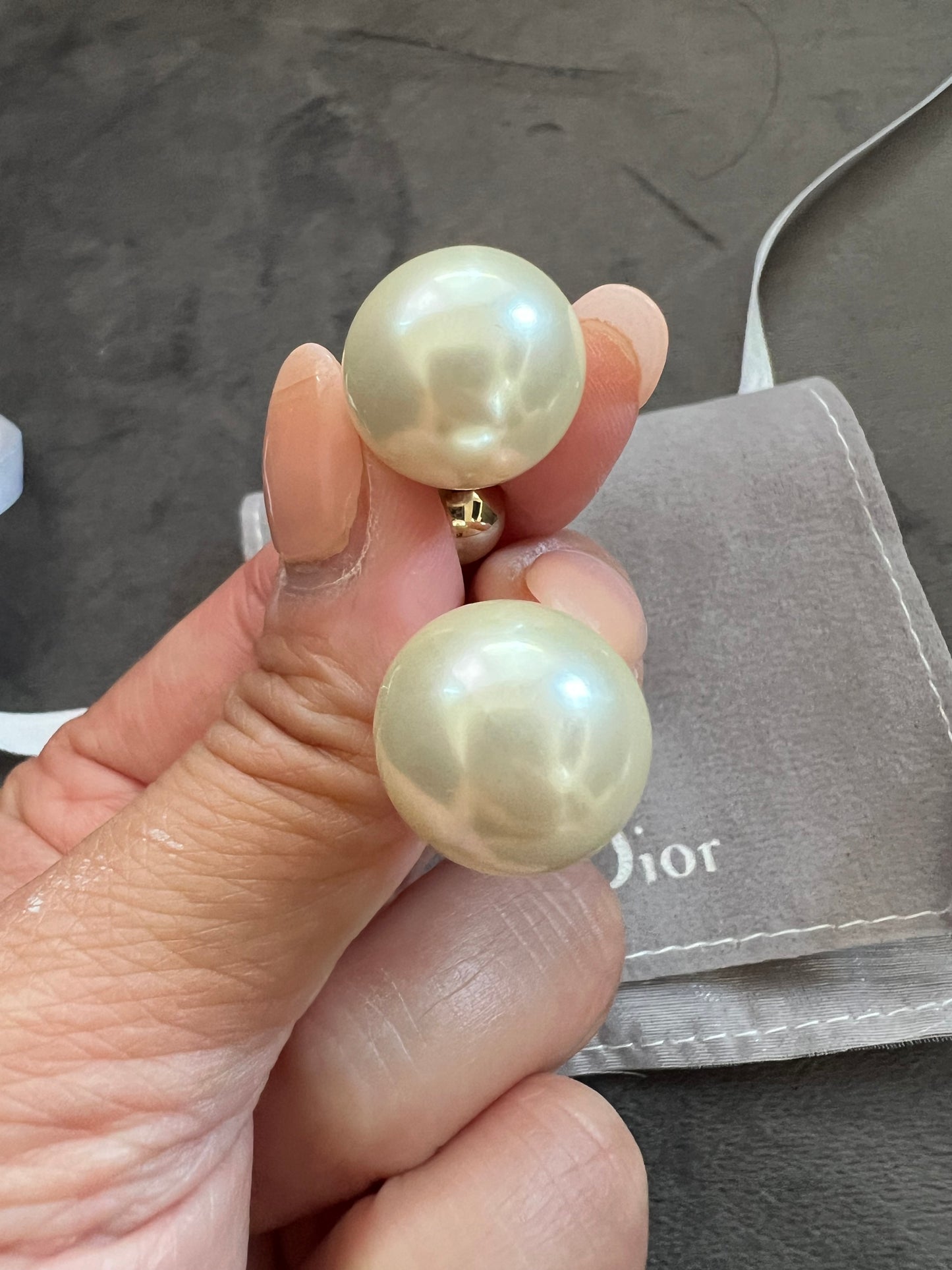 Dior Tribales earrings pearl