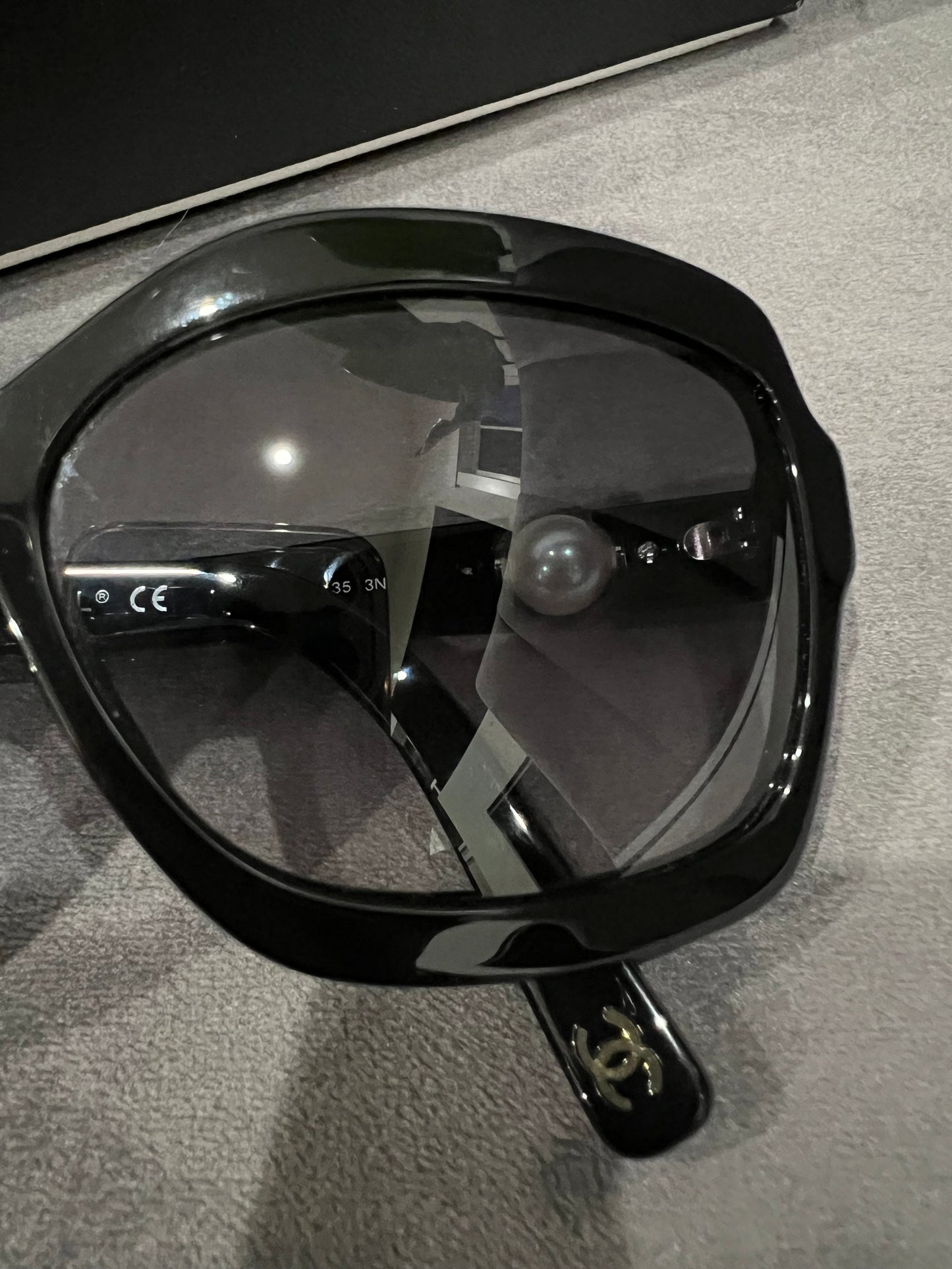 Chanel Pearl Sunglasses 5132-H Black