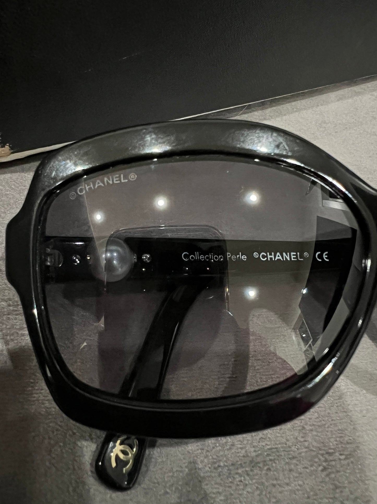 Chanel Pearl Sunglasses 5132-H Black