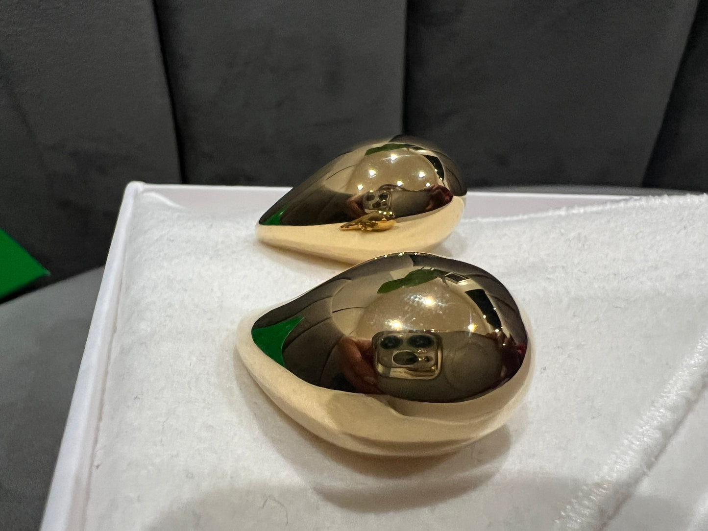 Bottega Veneta Drop Earrings in gold