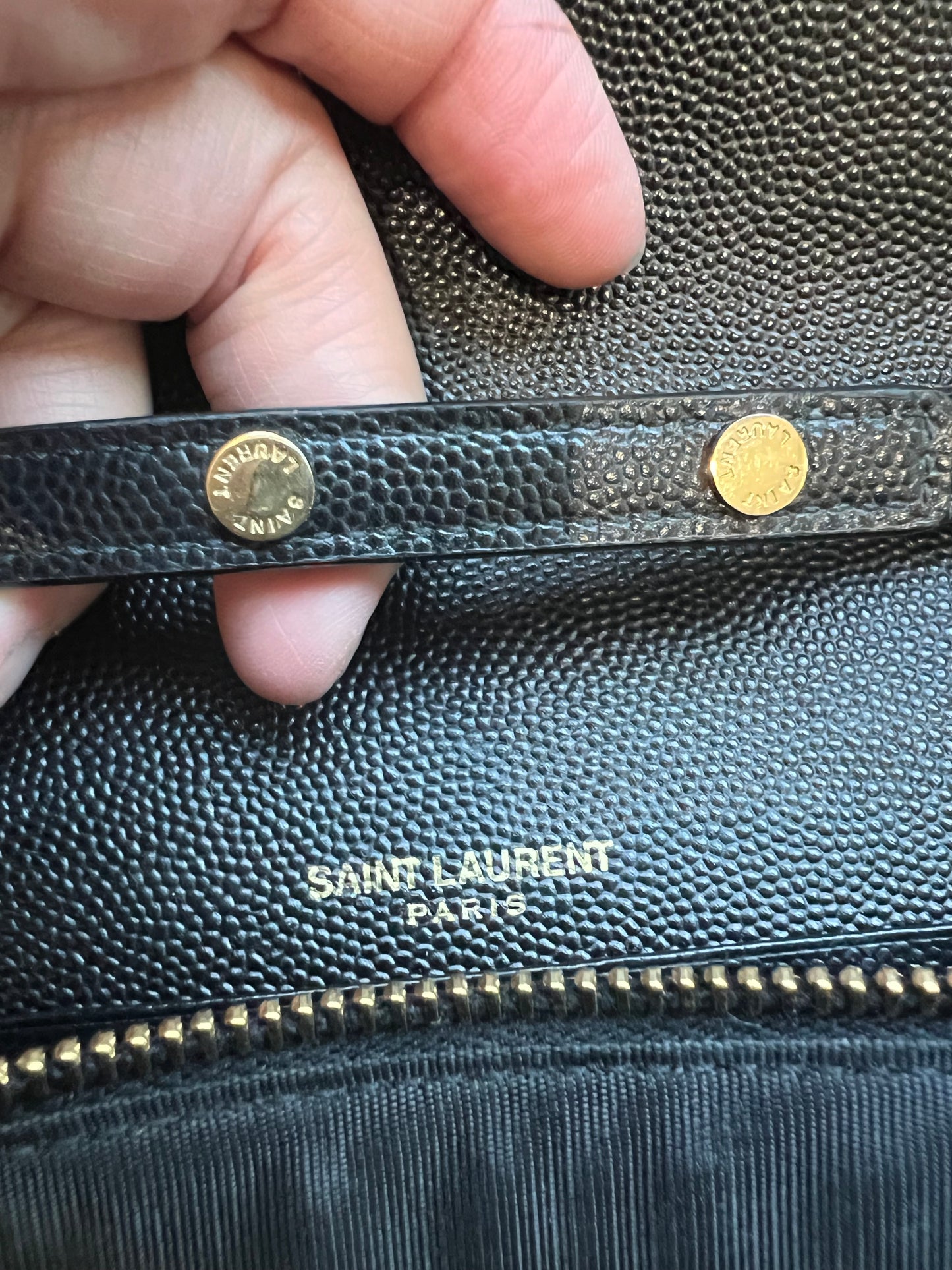 Rare tricolor Yves Saint Laurent Envelope flap Cassandre crossbody