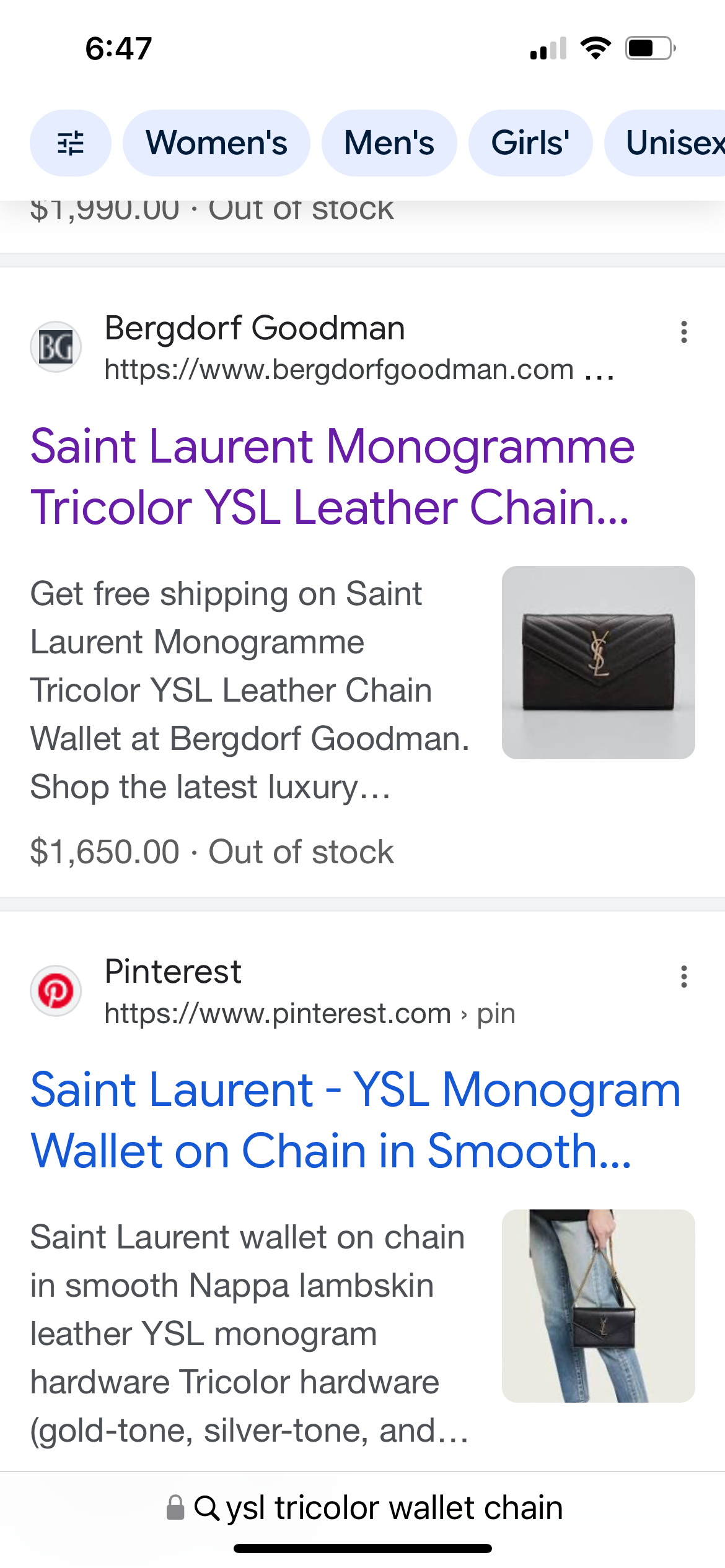 Rare tricolor Yves Saint Laurent Envelope flap Cassandre crossbody