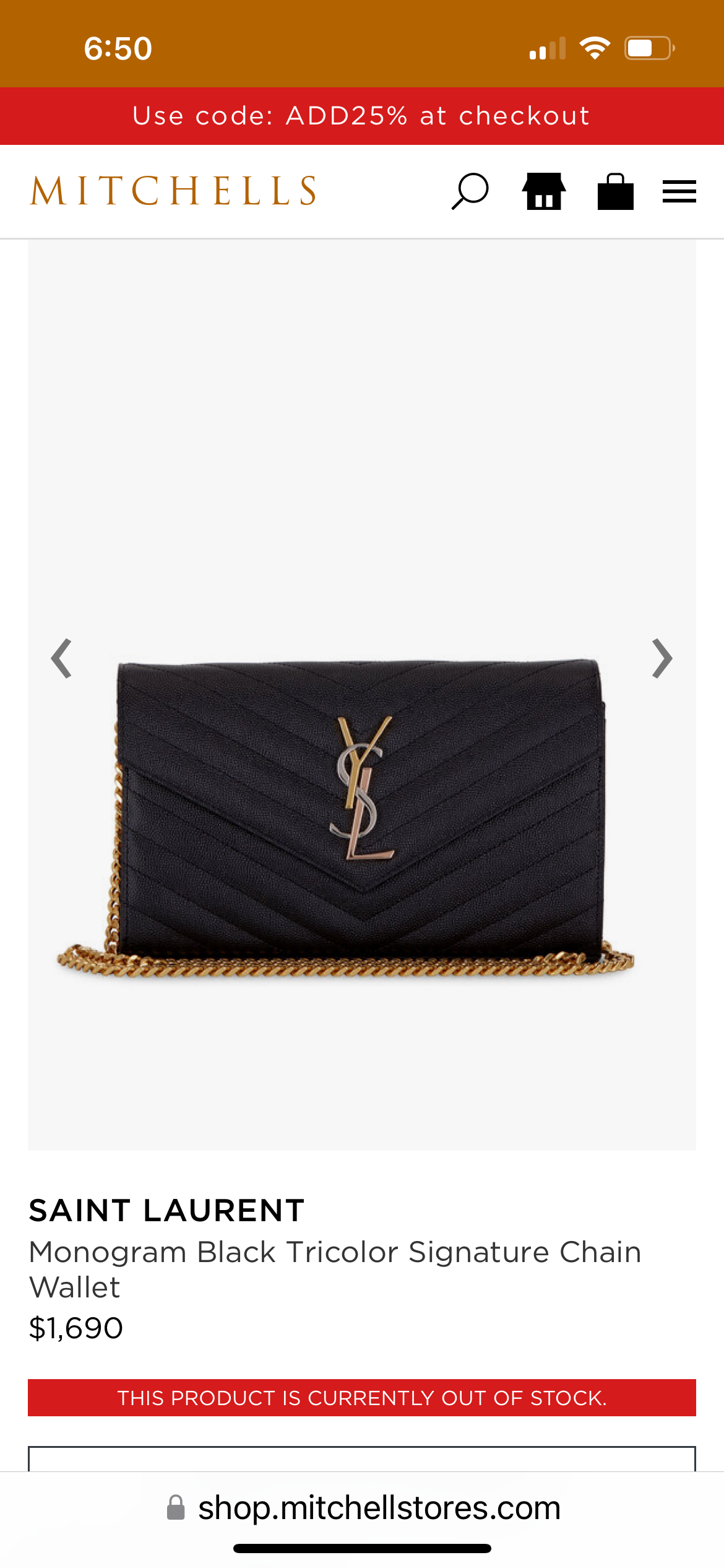 Rare tricolor Yves Saint Laurent Envelope flap Cassandre crossbody