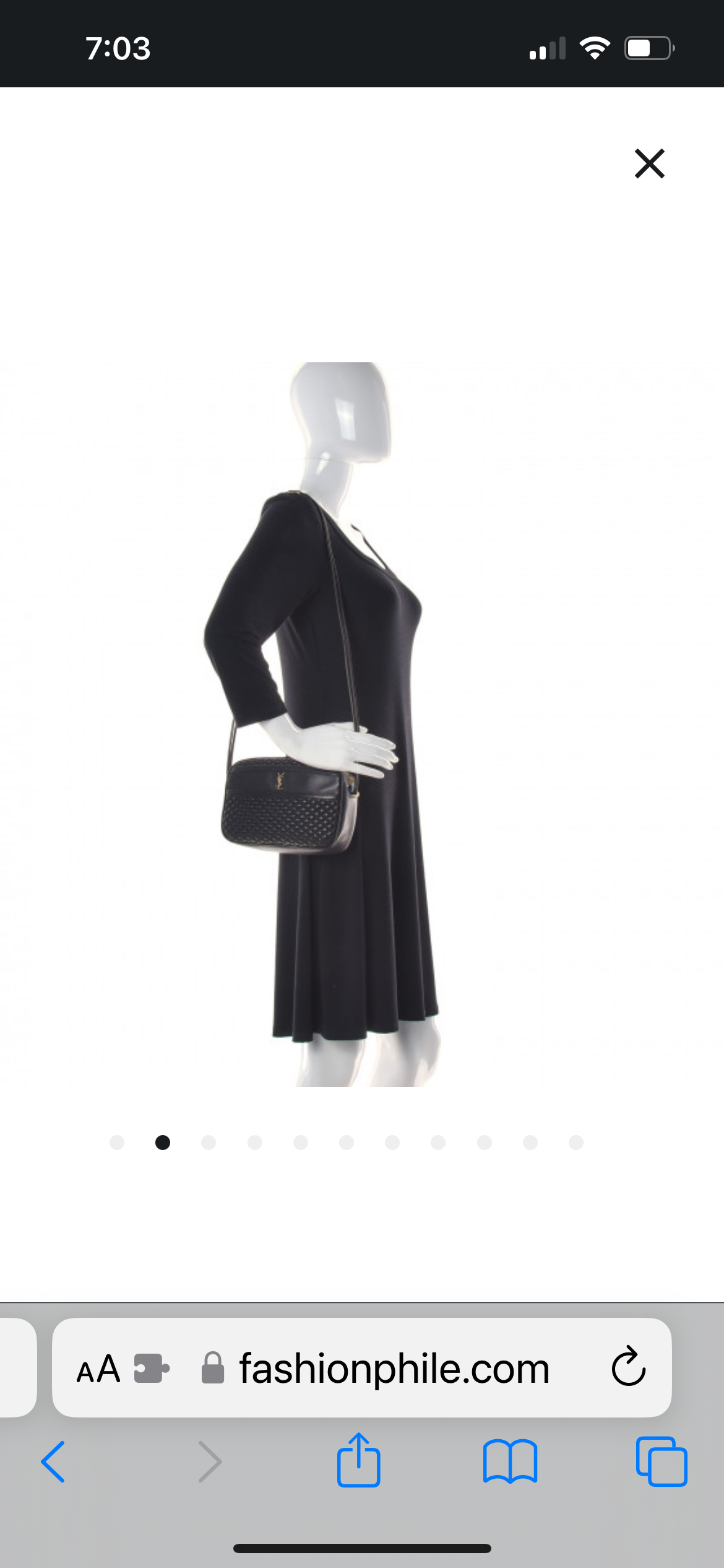 Yves Saint Laurent Victoire Camera Bag