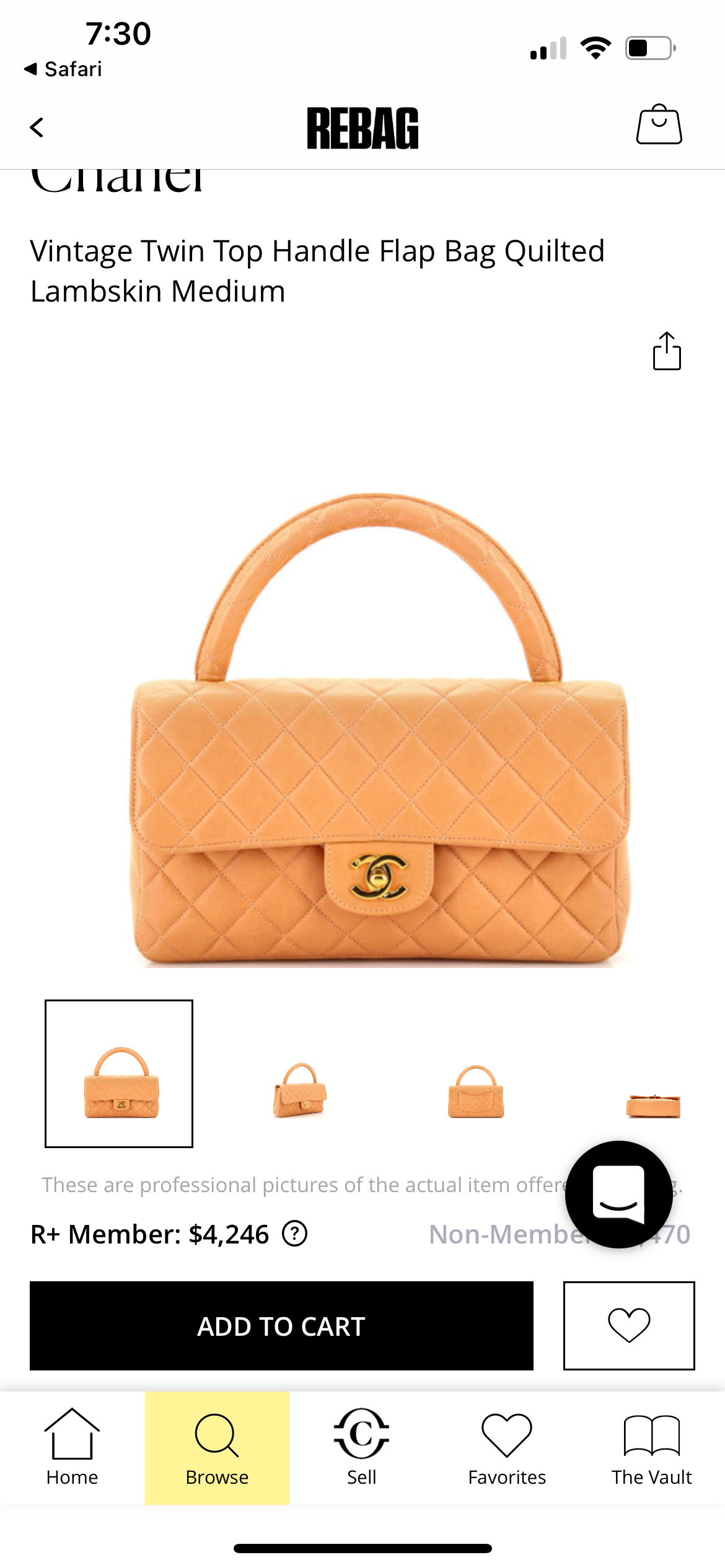 Rare Vintage Chanel Kelly top handle bag 24k Gold Hardware