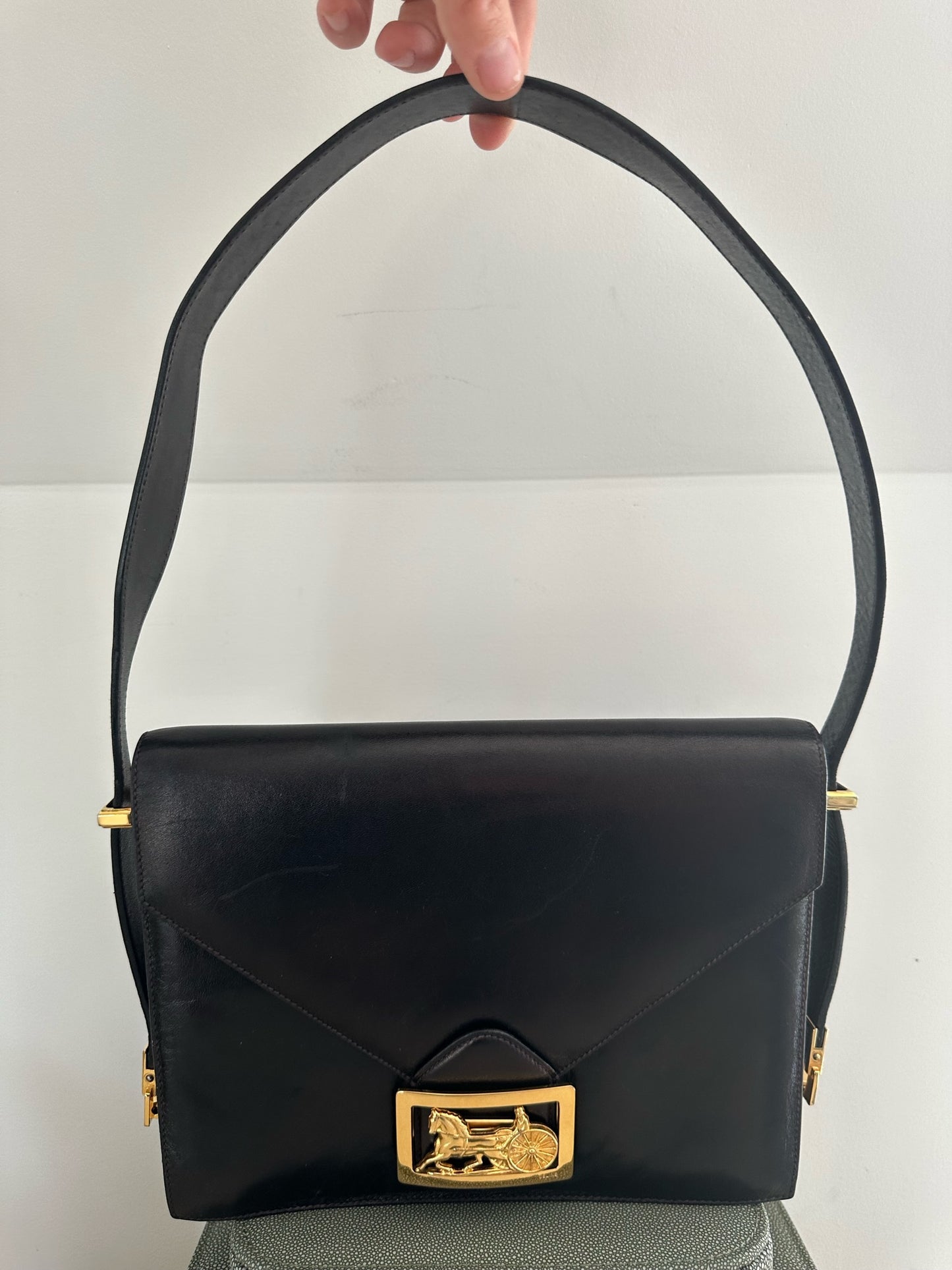 Celine vintage horse carriage bag