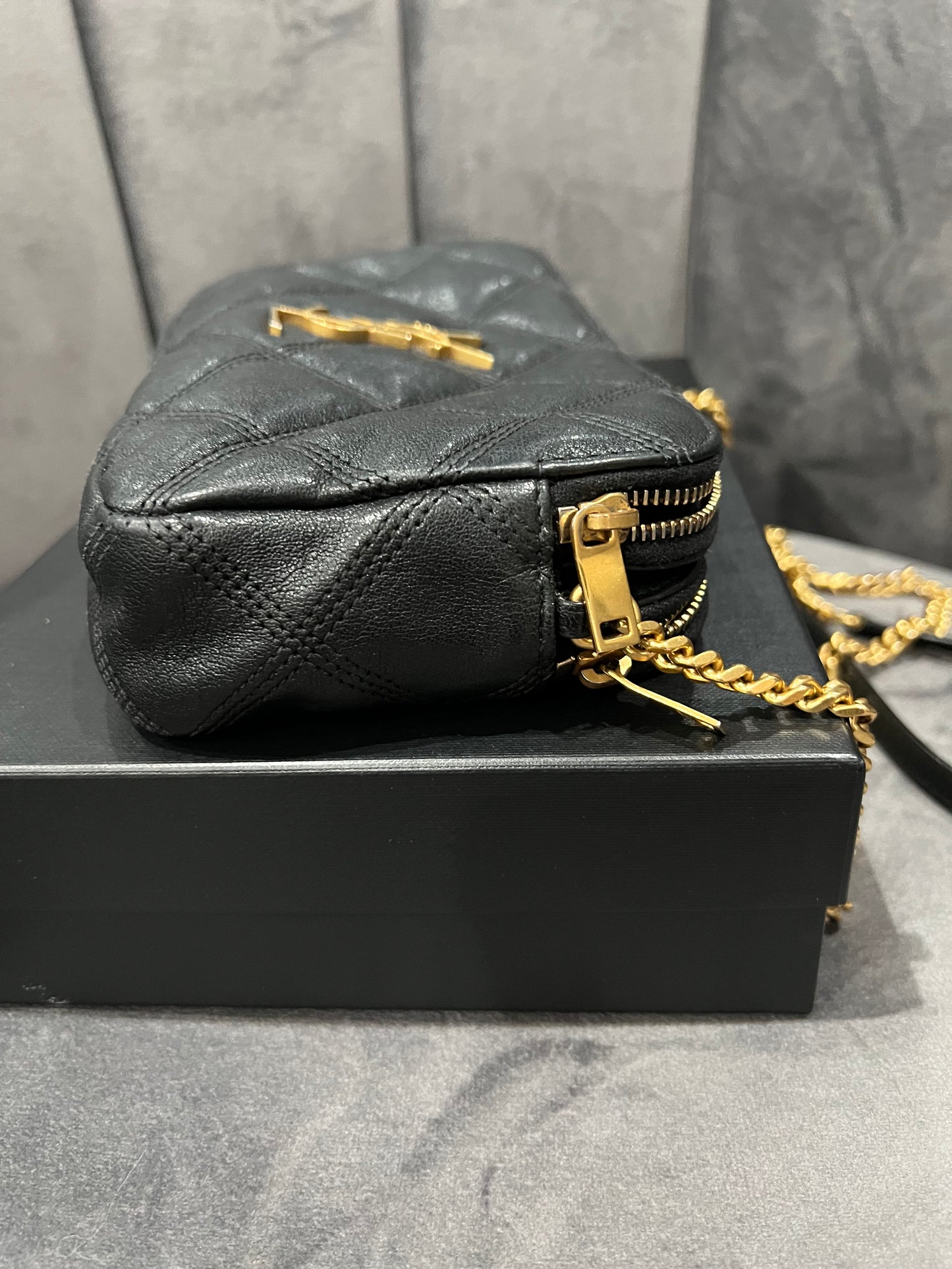 Yves Saint Laurent Becky double zip crossbody bag