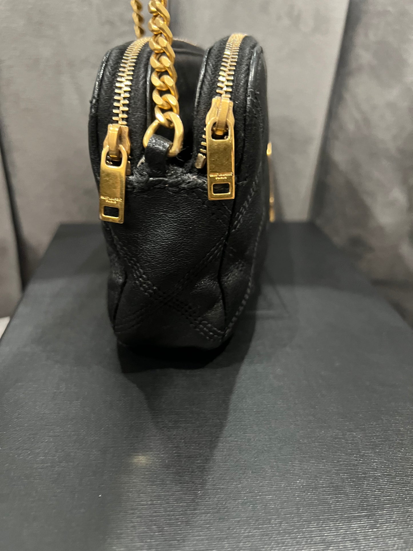 Yves Saint Laurent Becky double zip crossbody bag