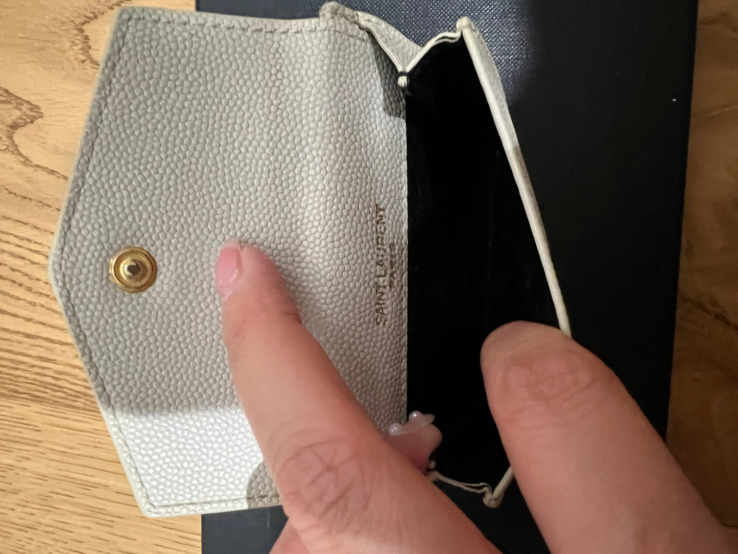 Yves Saint Laurent Uptown Card Case Wallet