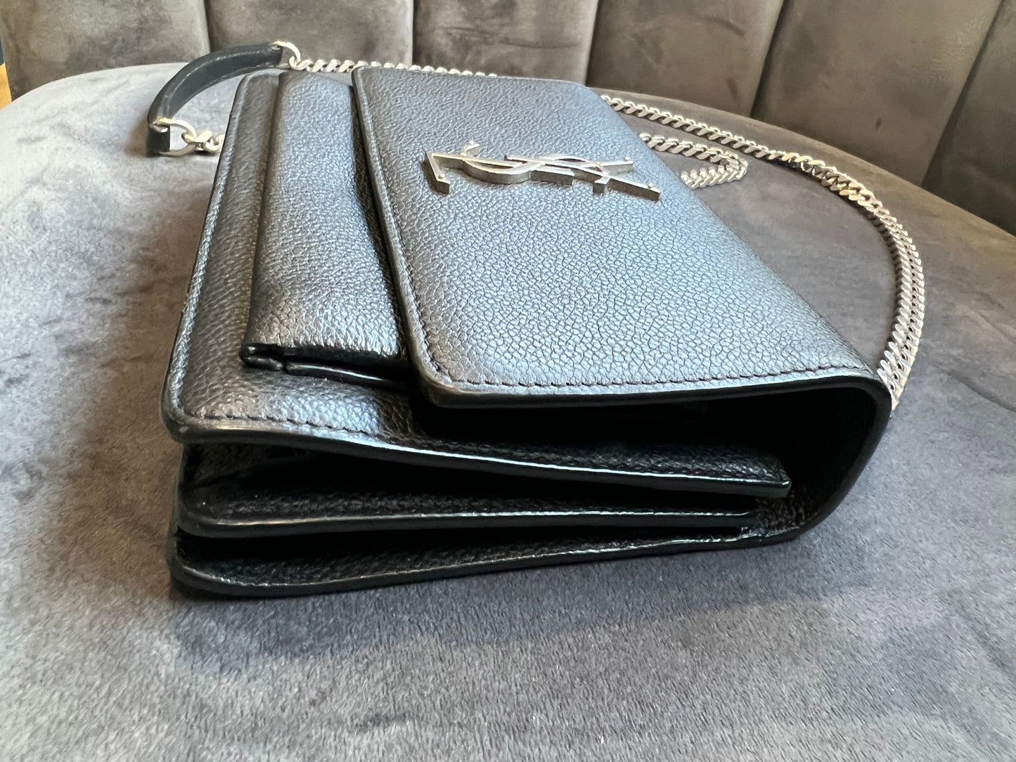Yves Saint Laurent Sunset grained bag