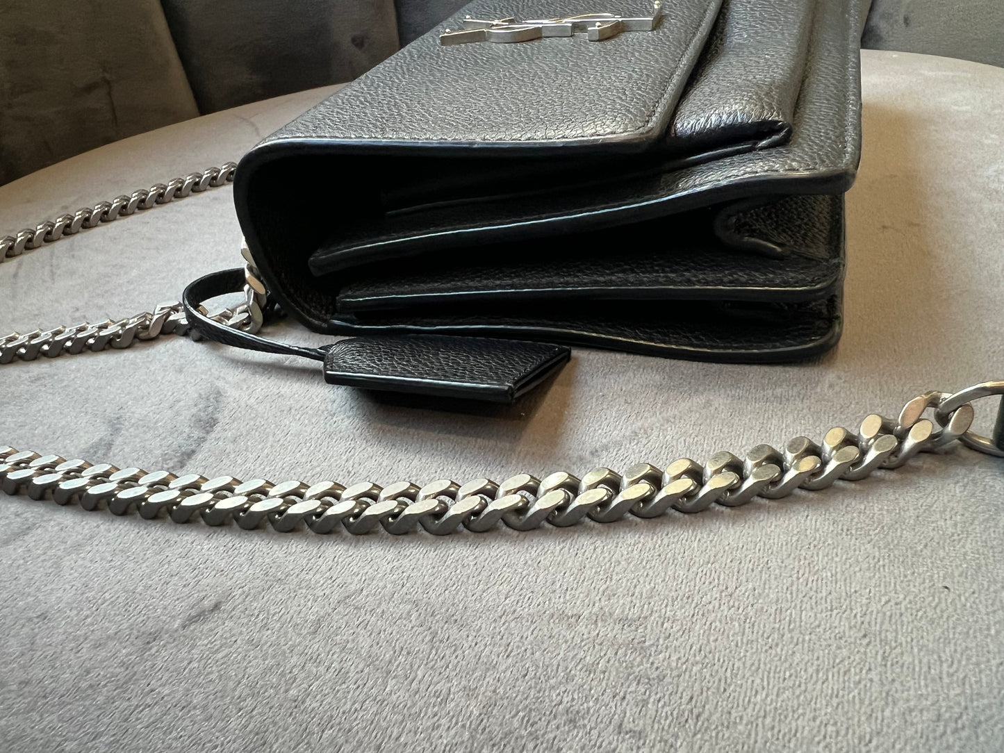 Yves Saint Laurent Sunset grained bag