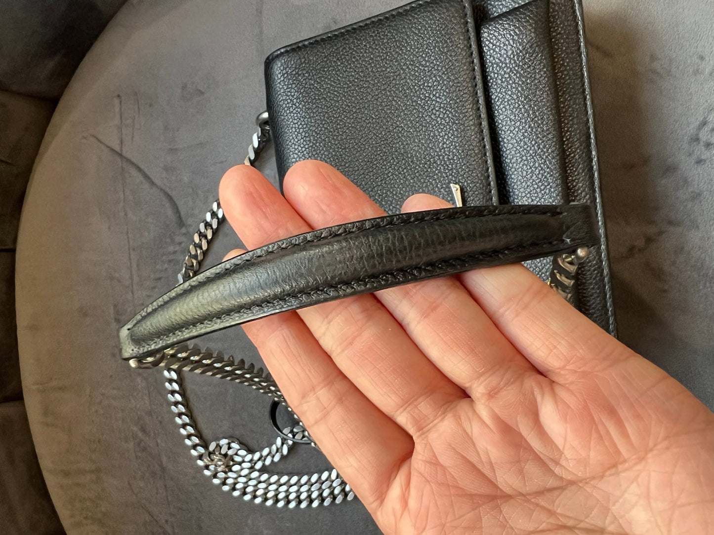 Yves Saint Laurent Sunset grained bag