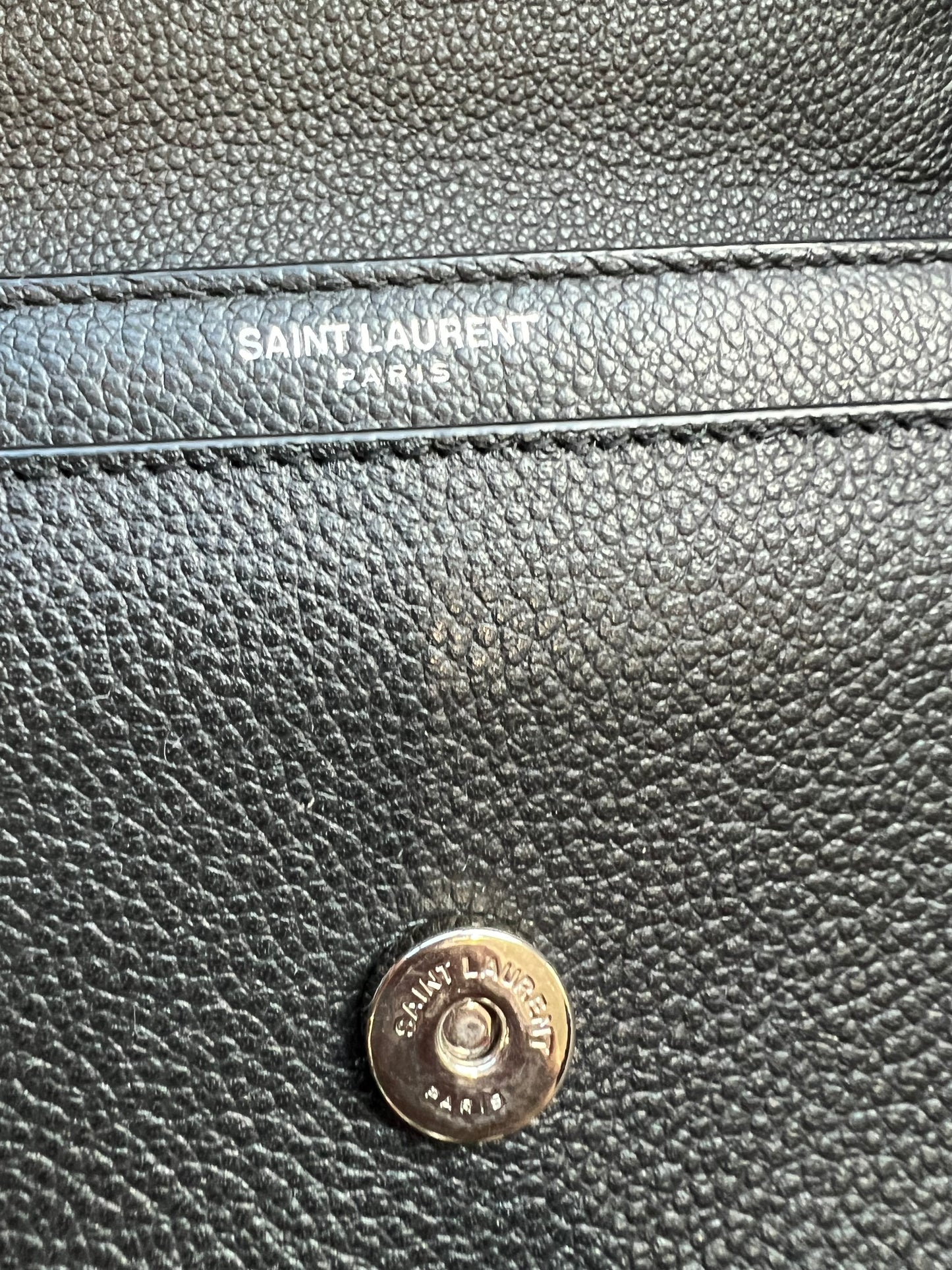 Yves Saint Laurent Sunset grained bag