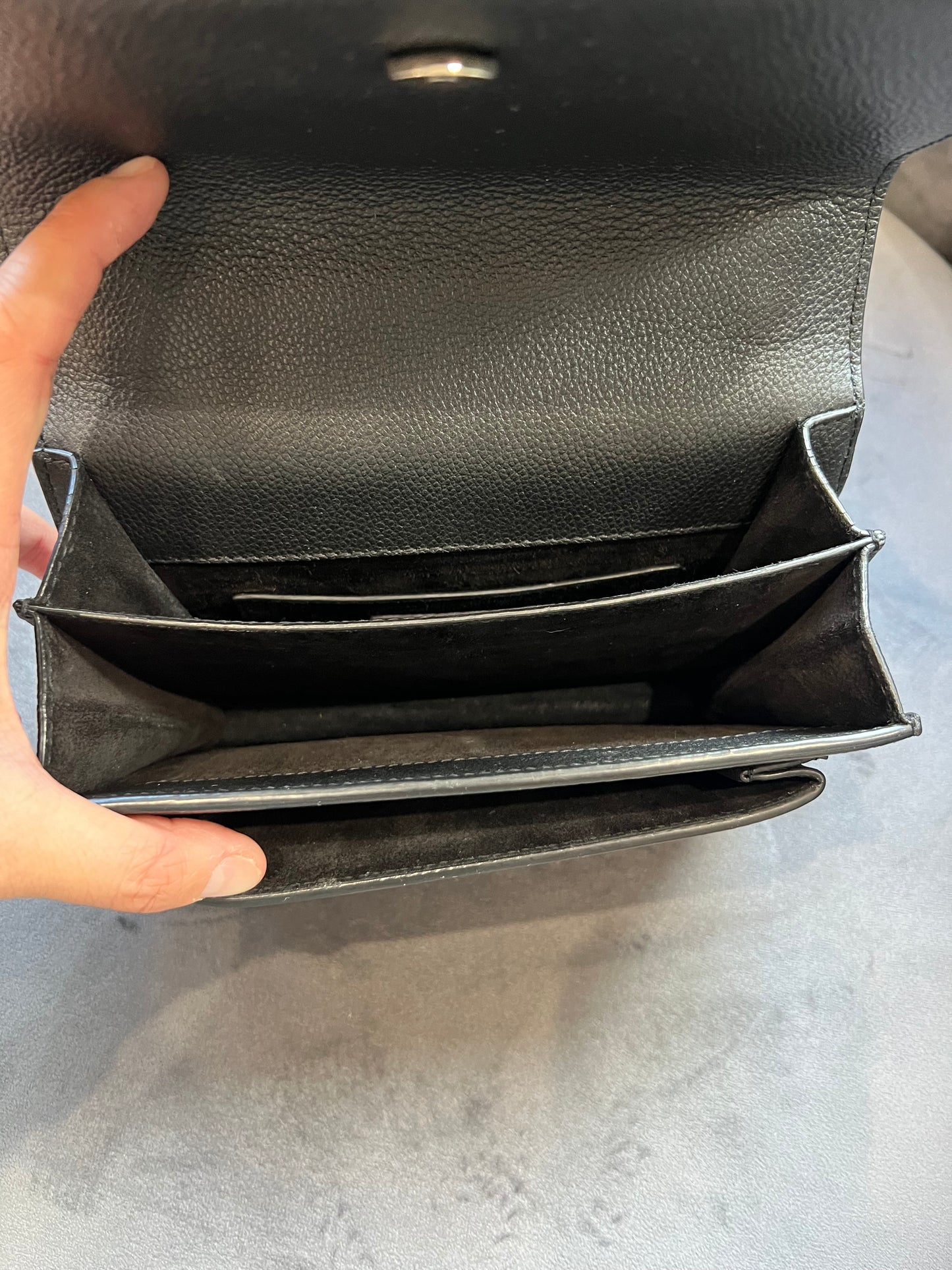 Yves Saint Laurent Sunset grained bag
