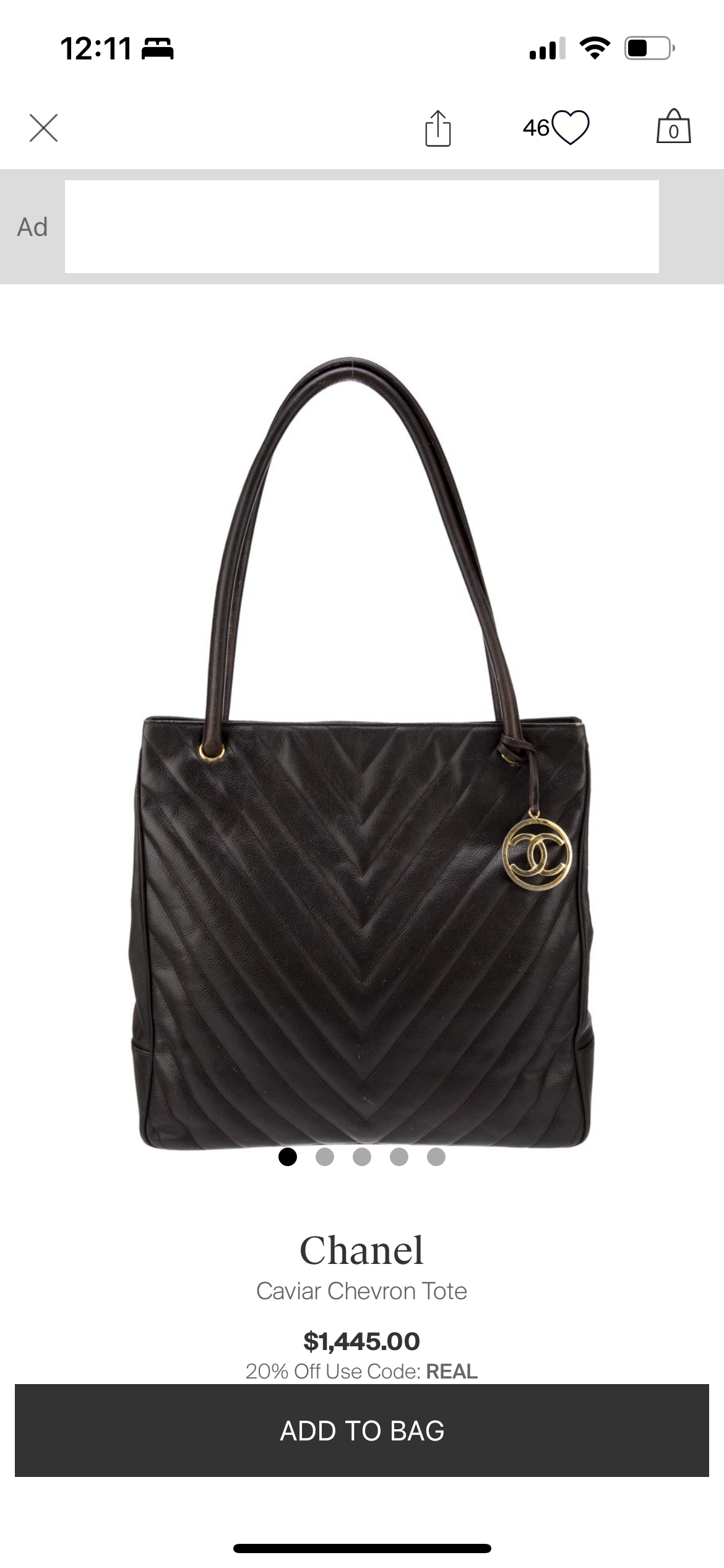 Chanel Chevron Tote in Beige Vintage 24k gold