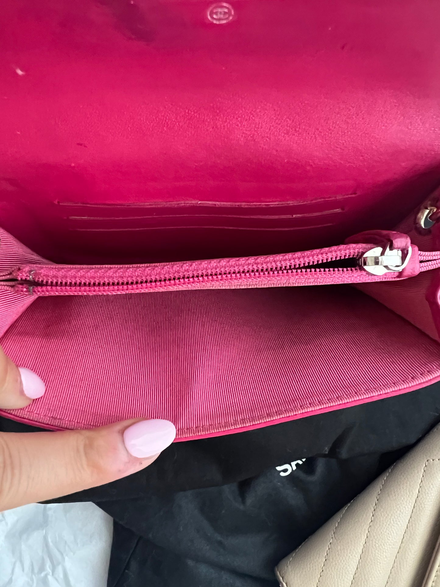 Chanel matelasse pink WOC