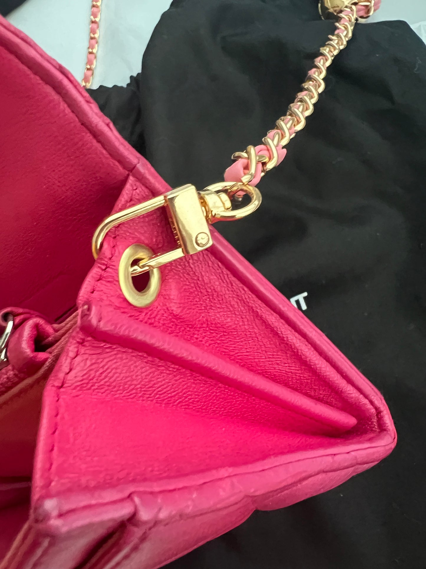 Chanel matelasse pink WOC