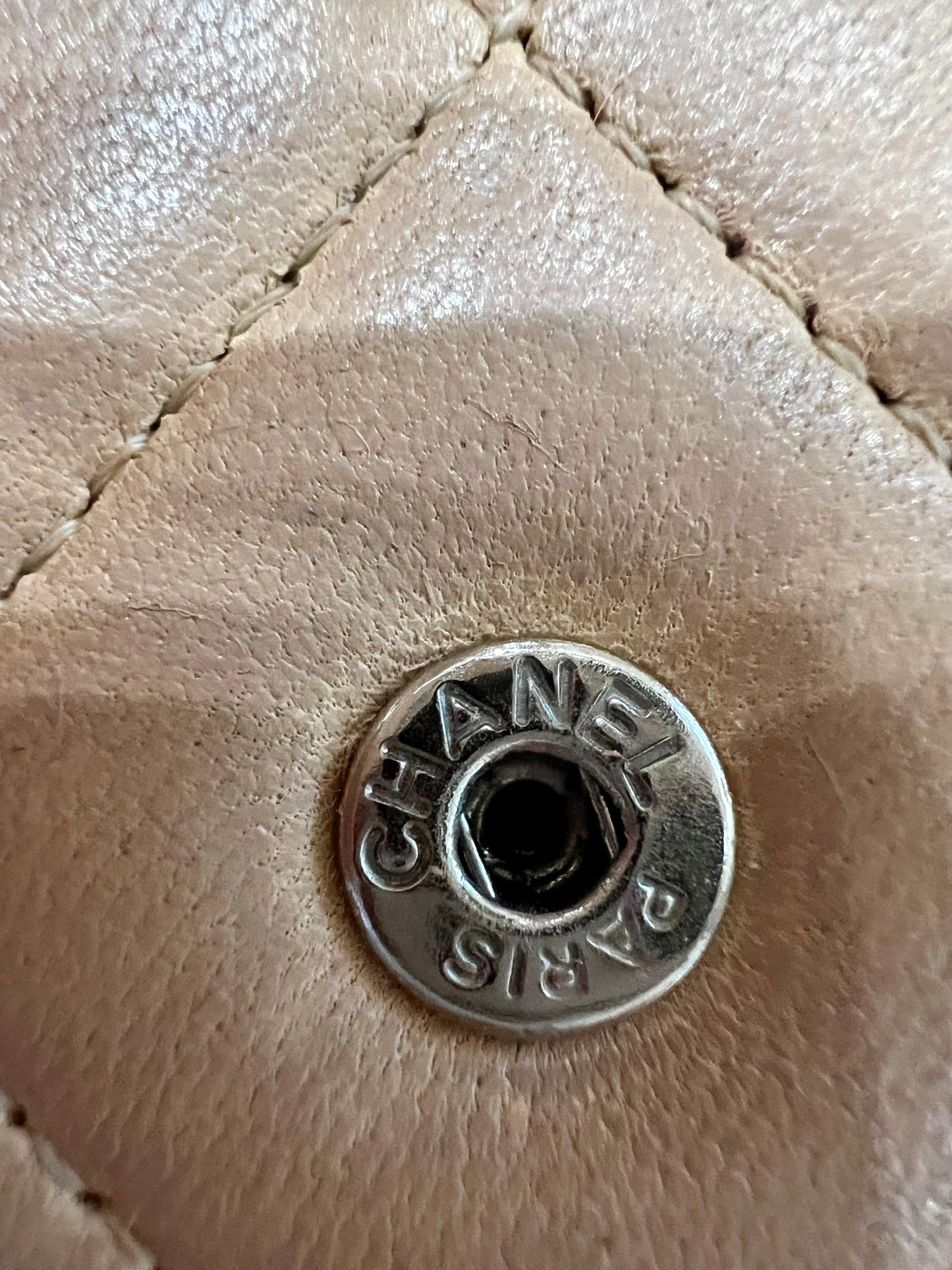 Chanel timeless classic wallet on chain