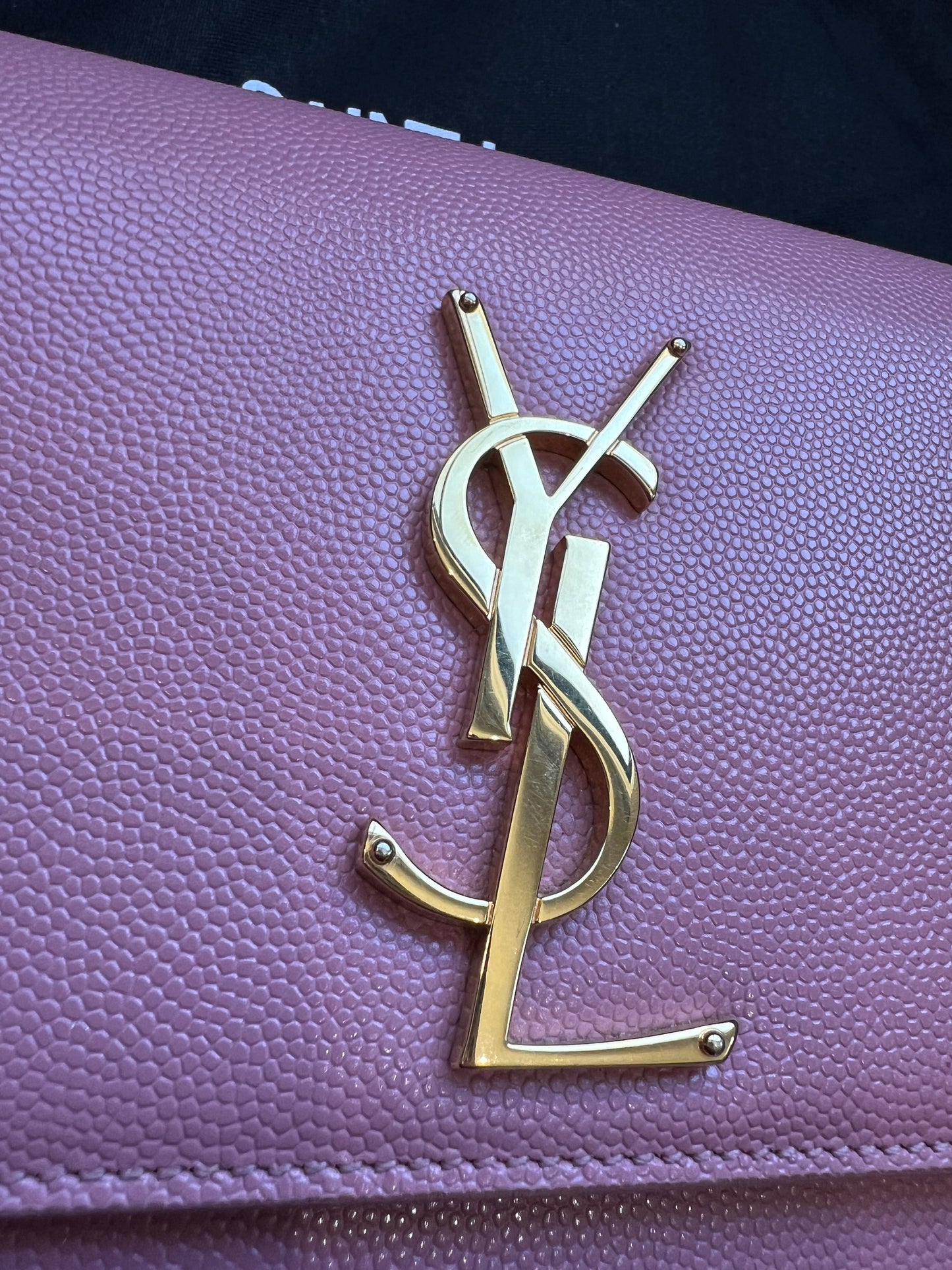 YSL Pink Kate Clutch & Crossbody