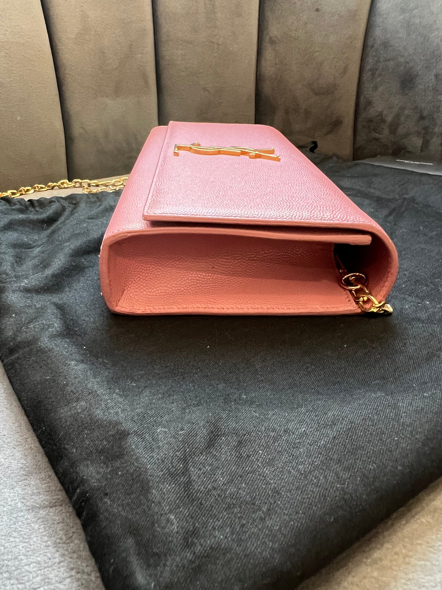 YSL Pink Kate Clutch & Crossbody