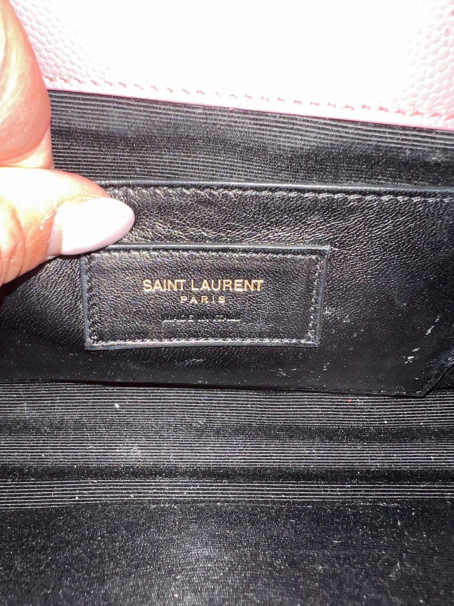 YSL Pink Kate Clutch & Crossbody