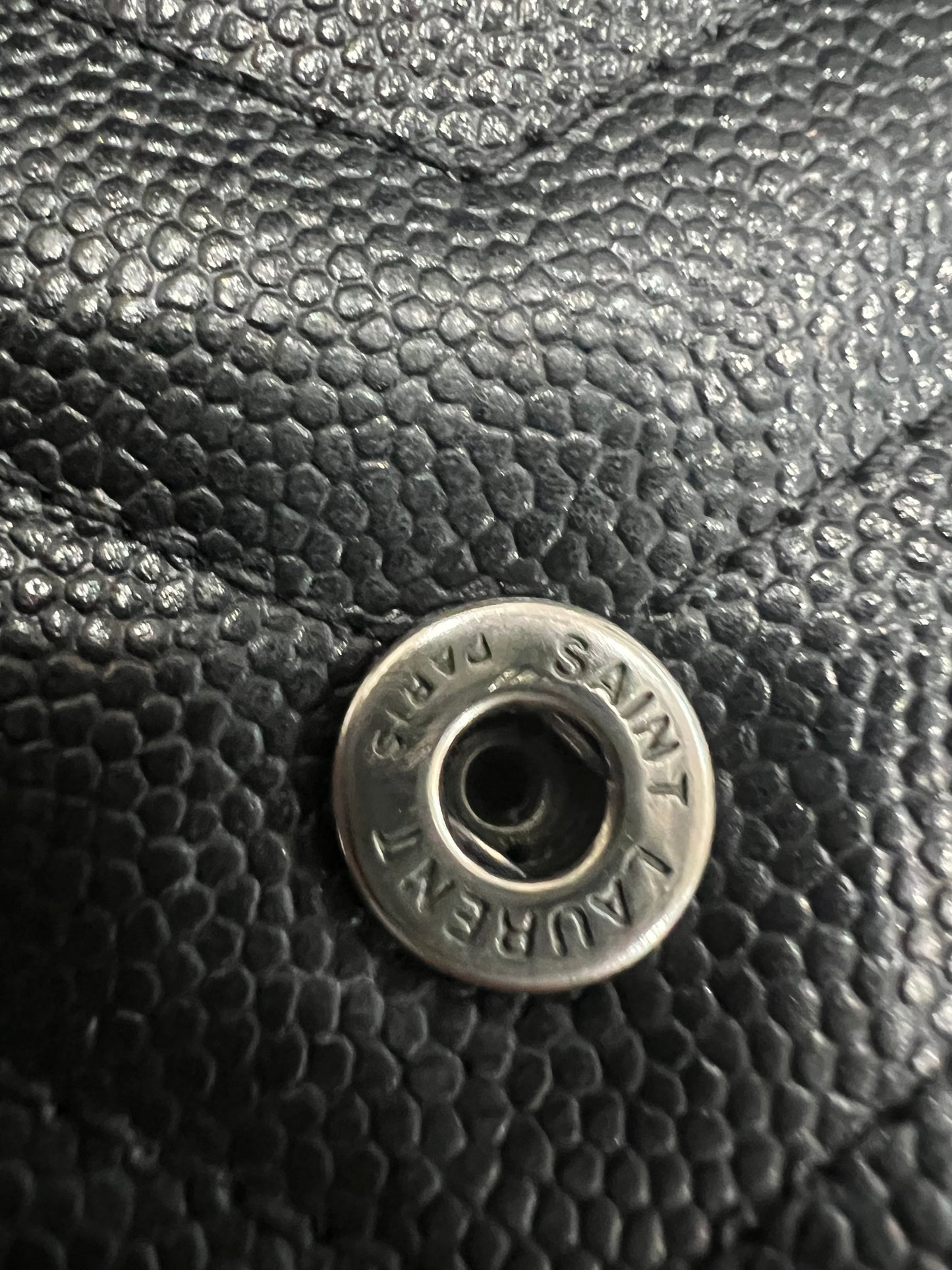 YSL black cassandre crossbody bag