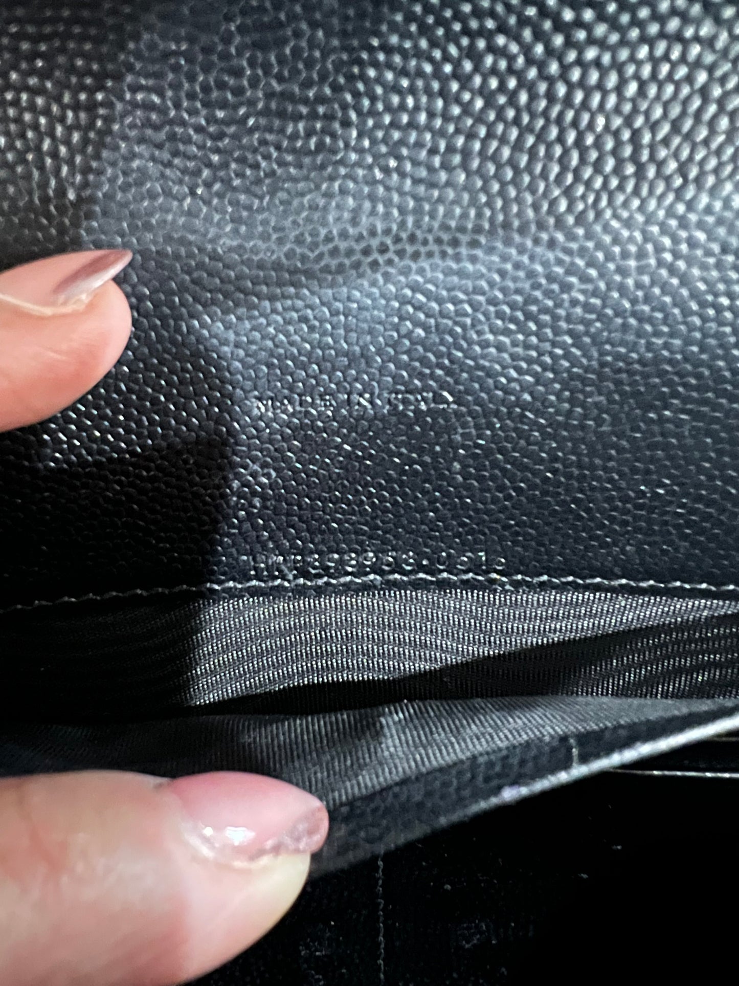 YSL black cassandre crossbody bag
