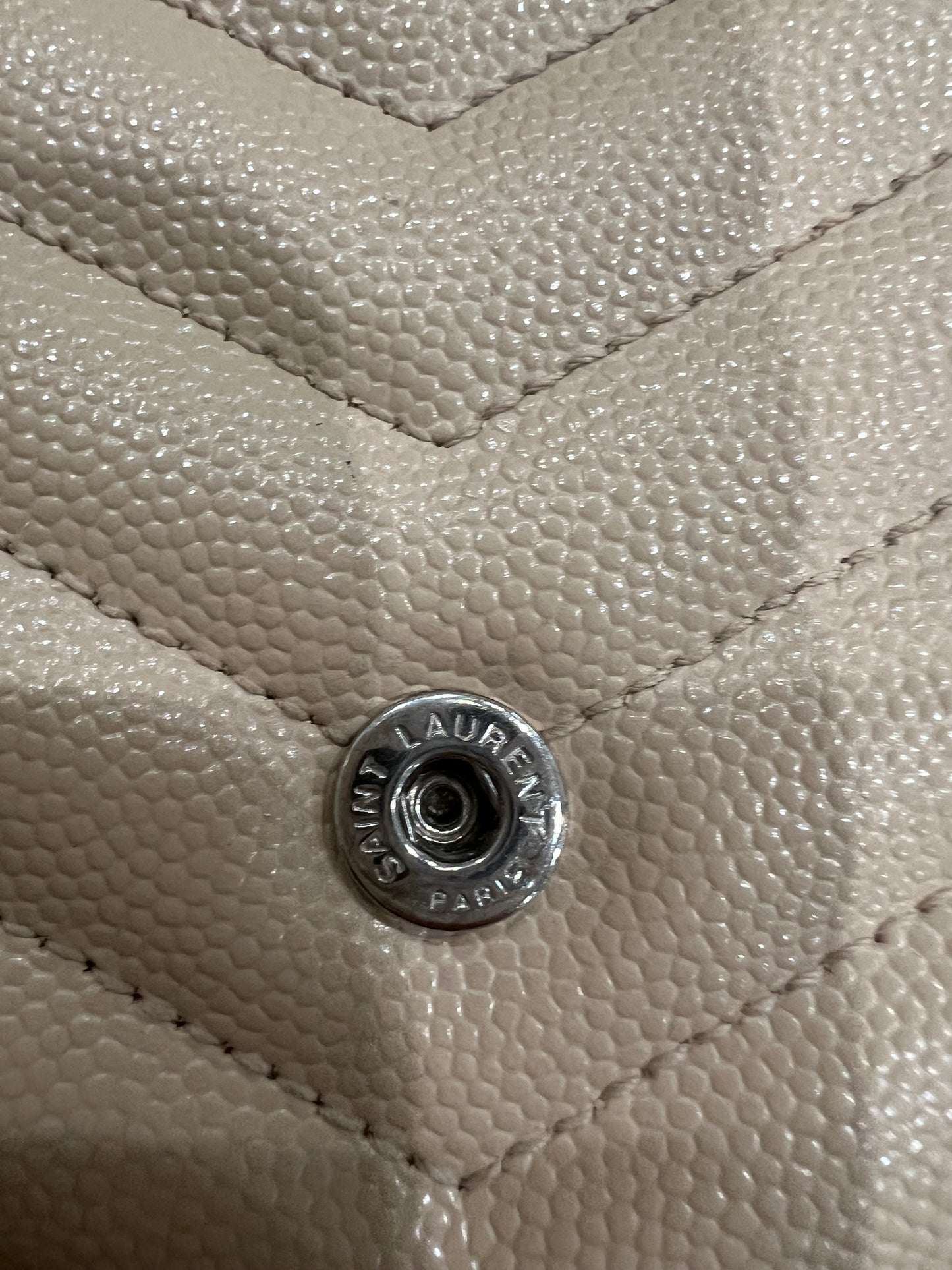 YSL beige crossbody bag